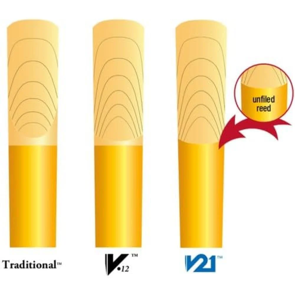 Vandoren SR623 Tenor Sax V.12 Reeds Strength 3; Box of 5, Black - Image 3