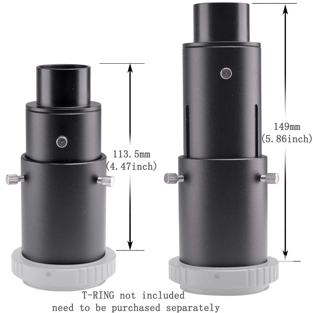 Variable Extension Telescope Camera Adapter - for SLR Cameras Connected to Telescopes - for Prime- Focus Or Eyepiece-Projection Photography - Image 7