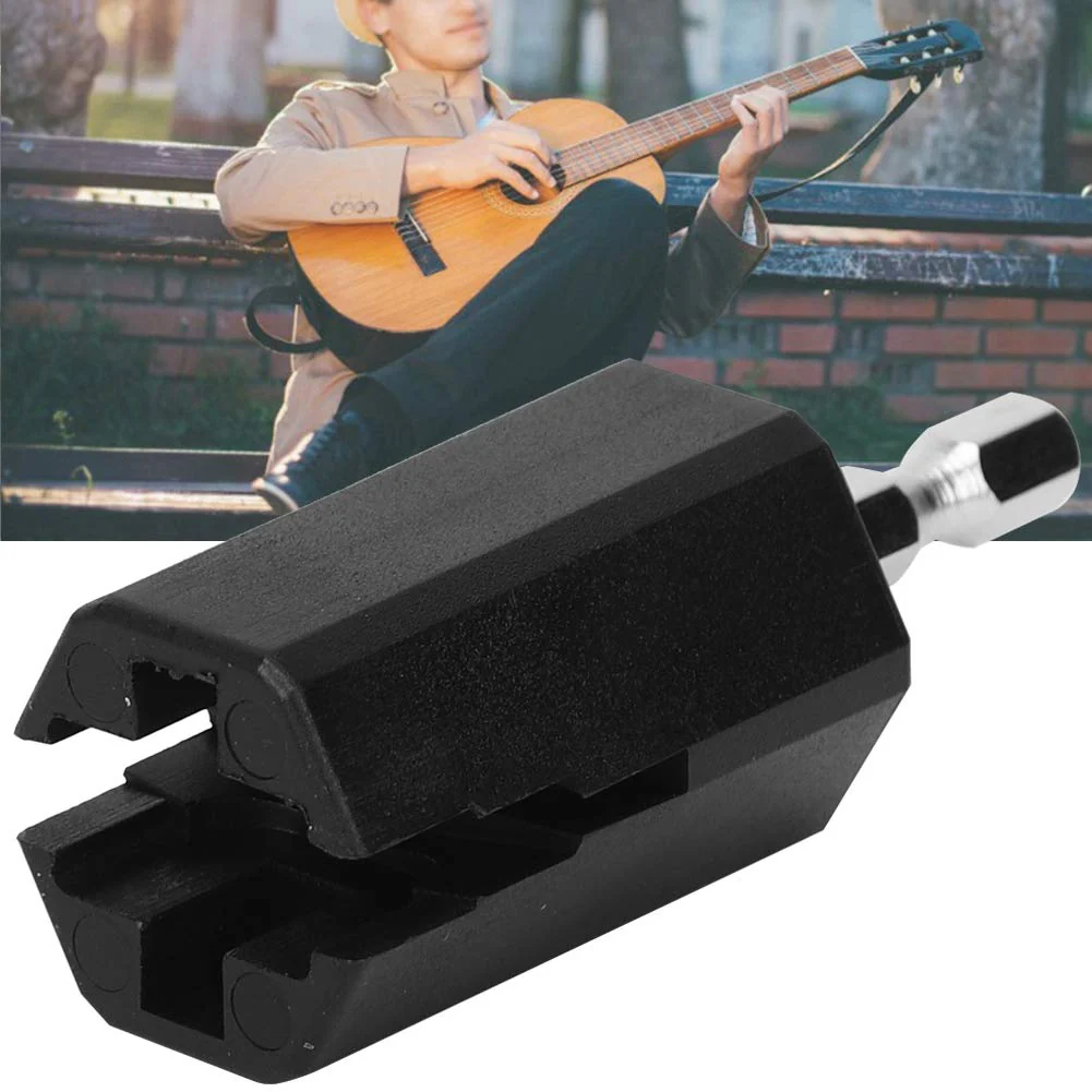 Vbestlife 2PCS Guitar Electric Drill Drill Bit String Peg Winder, String Winder Tuning Peg Puller Guitar Repair and Maintenance Tool Playing Accessories - Image 2