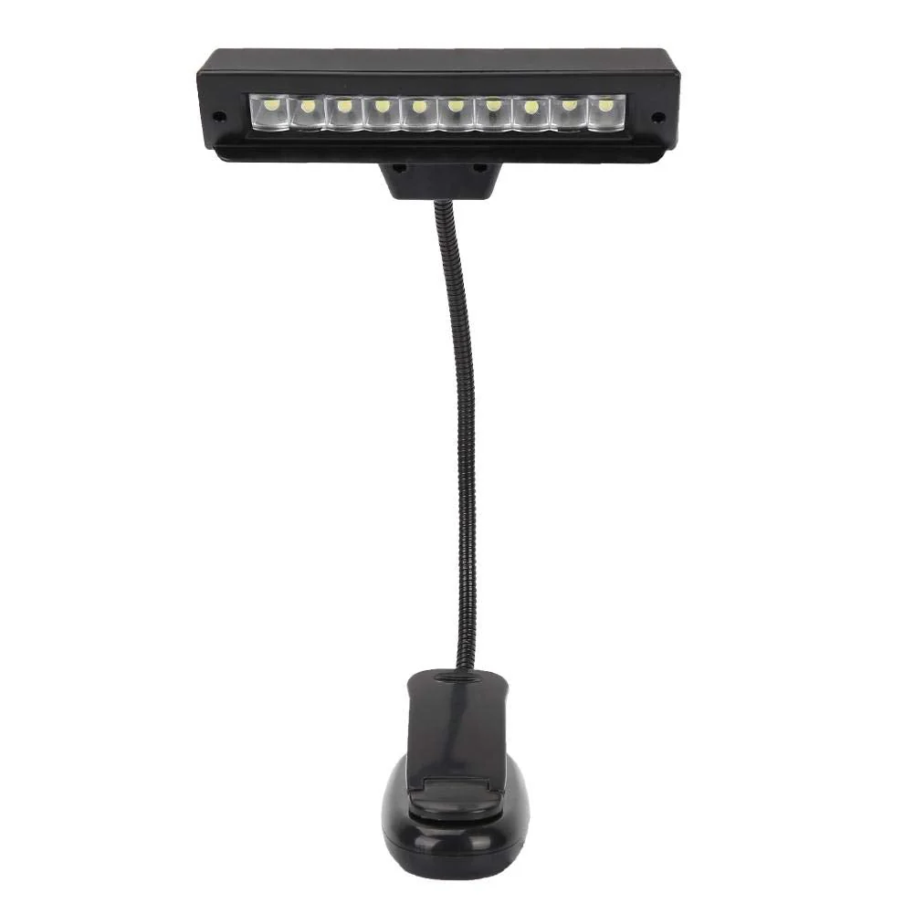 VBESTLIFE Music Stand Light, Portable Clip-on Position Adjustable LED Musician Lamp Reading Light for Music Stands Pianos Work Tables Desks Reading