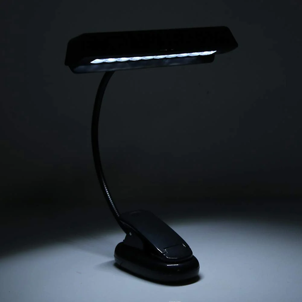 VBESTLIFE Music Stand Light, Portable Clip-on Position Adjustable LED Musician Lamp Reading Light for Music Stands Pianos Work Tables Desks Reading - Image 7