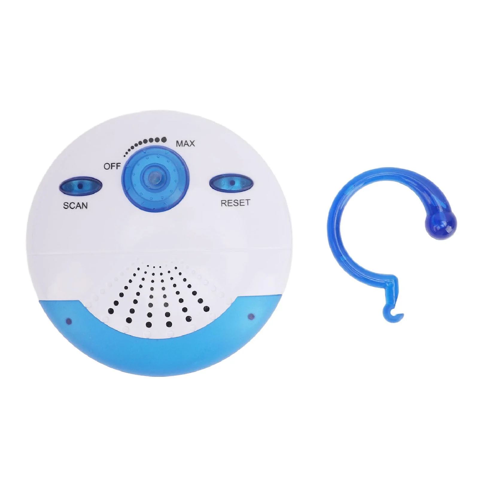 VGEBY Shower Radio, 360 Degrees Surround Sound Shower Radio Speaker IPX7 Waterproof Portable FM Radio with Top Handle for Bathroom Outdoor