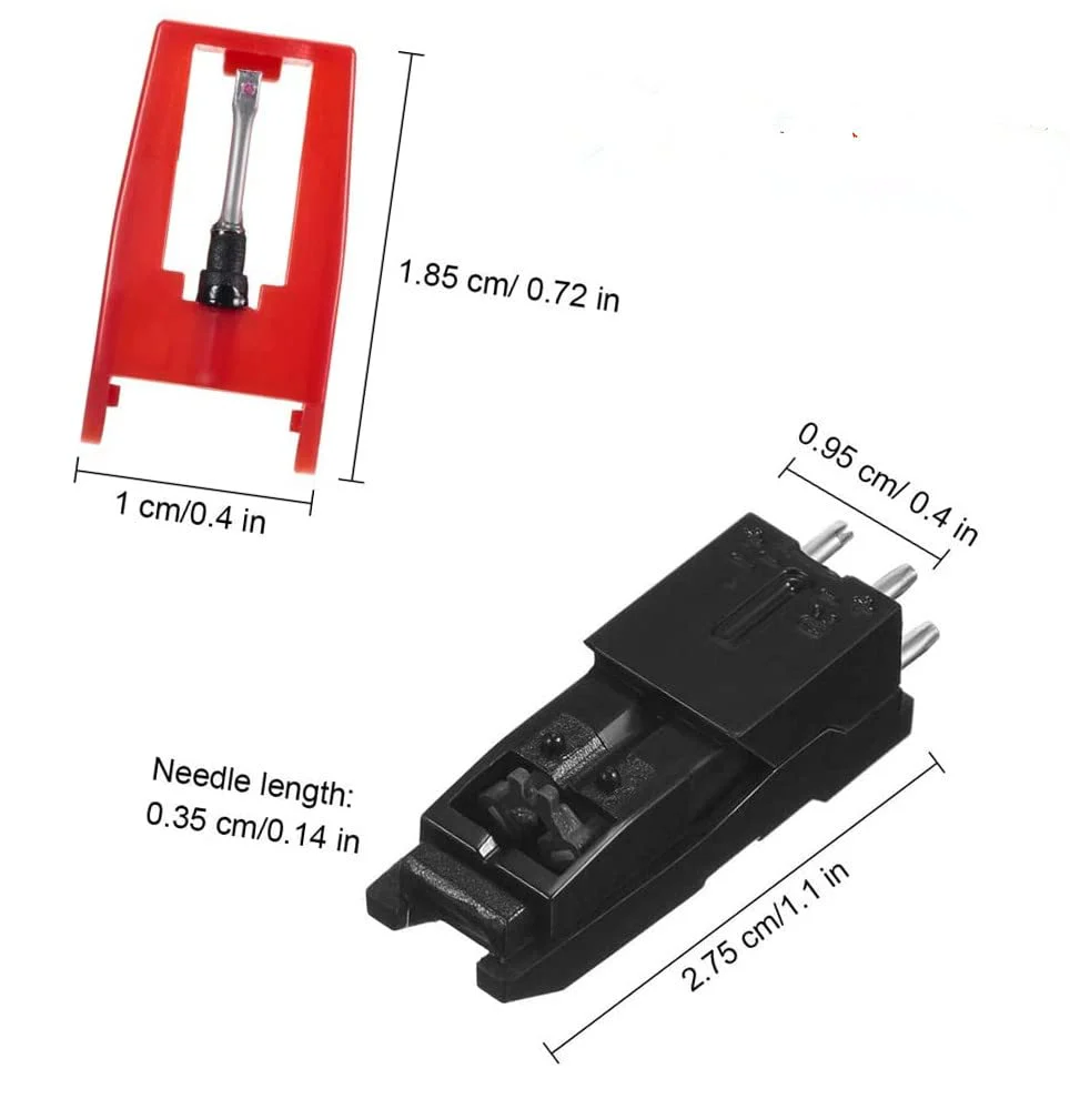Vinyl Record player Needle With Cartridge Universal Turntable Cartridge Record Player Needle Replacement Stylus Needles for Vinyl Record Player LP Phonograph - Image 6