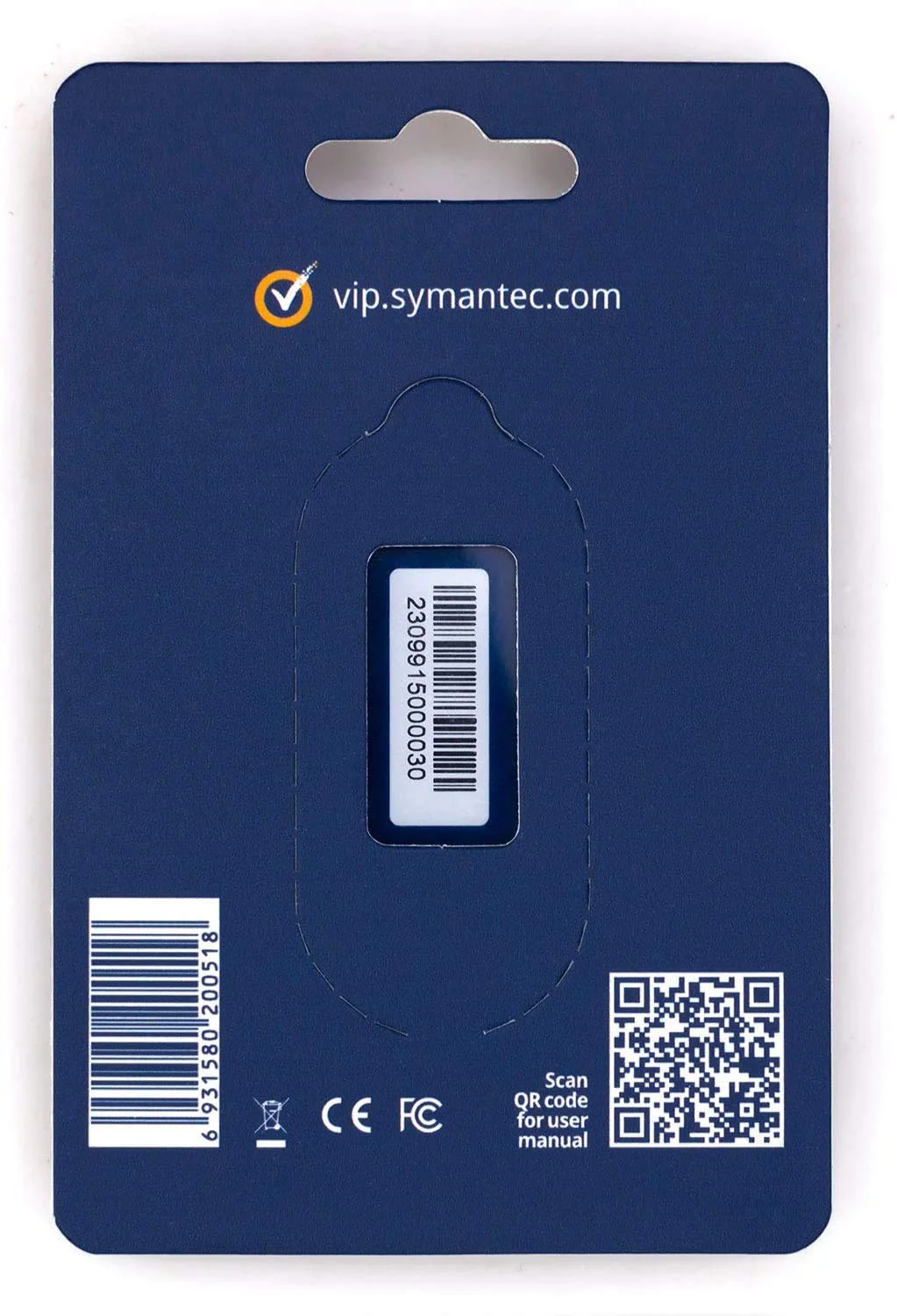 VIP Hardware Authenticator – OTP One Time Password Display Token - Two Factor Authentication - Time Based TOTP - Key Chain Size - Image 4