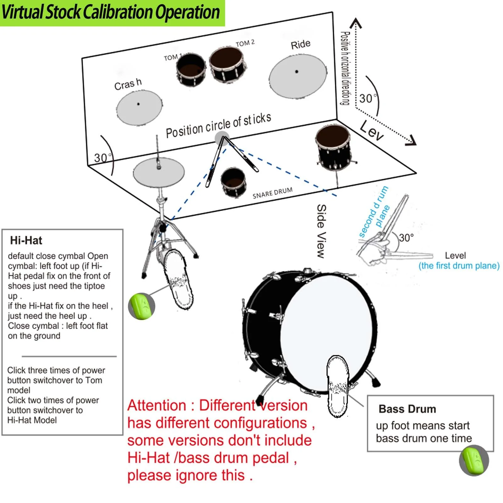 Virtual reality drum set,electric drum set for kids teens adults,portable electronic drum set parts Drum Support MIDI, Great Holiday Birthday Gift - Image 2