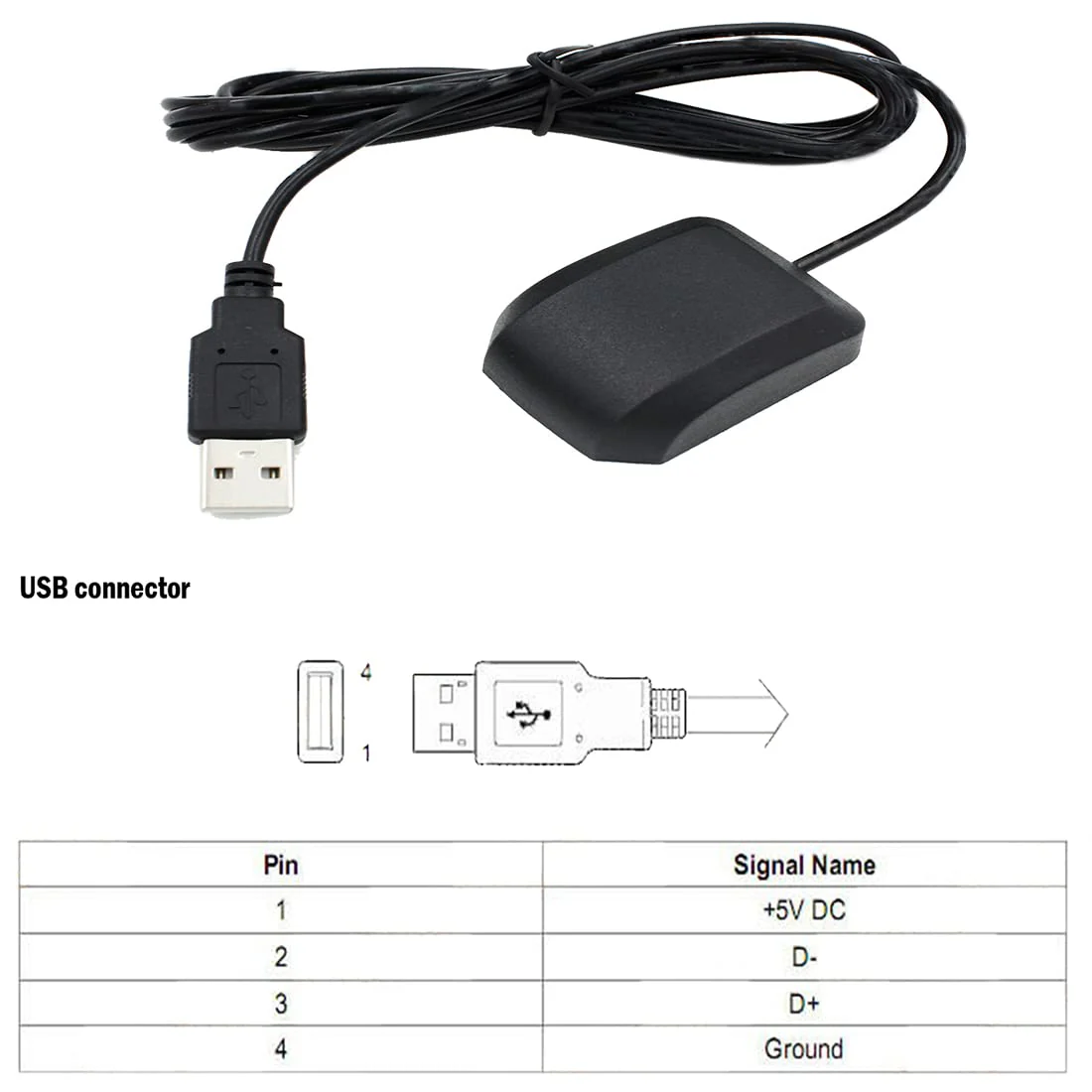 VK-162 G-Mouse USB GPS Dongle Navigation Module External GPS Antenna Remote Mount USB GPS Receiver for Raspberry Pi Support Google Earth Window Linux Geekstory - Image 4
