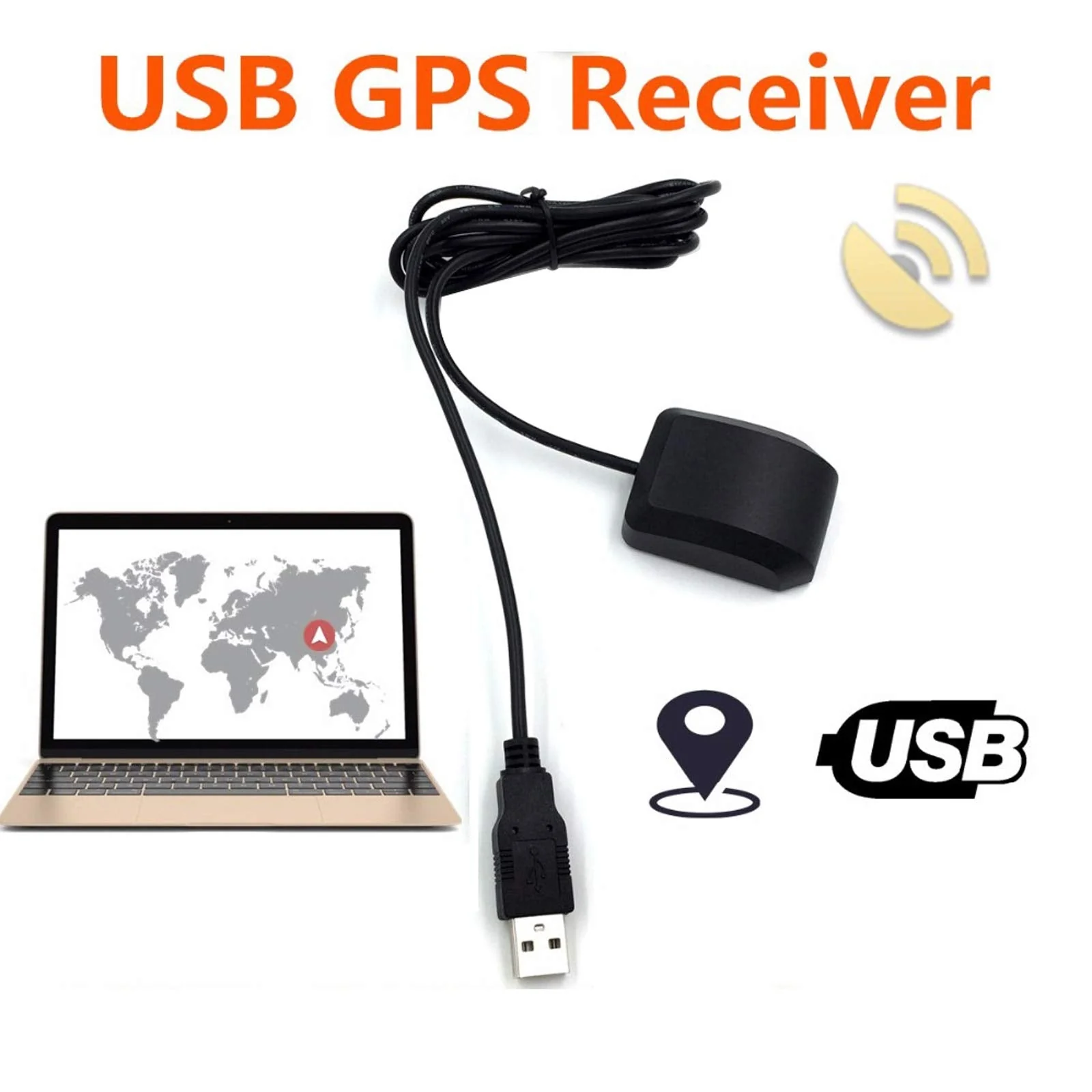 VK-162 G-Mouse USB GPS Dongle Navigation Module/GPS USB Engine Board External GPS Antenna Remote Mount USB GPS Receiver for Raspberry Pi Support Google Earth Window Linux - Image 2
