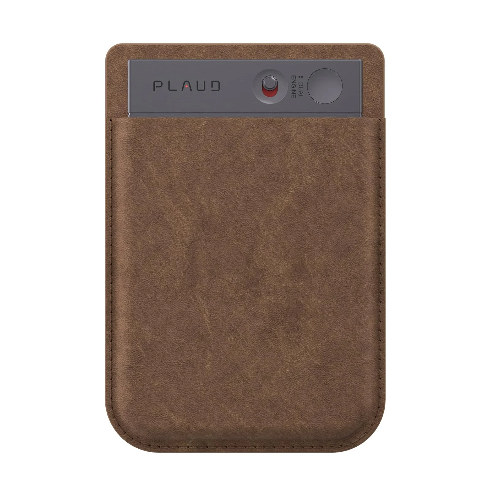Voice Recorder Carrying Case for PLAUD, Compatible with PLAUD NOTE AI Recorder, Portable Protective Case, Brown - Image 3