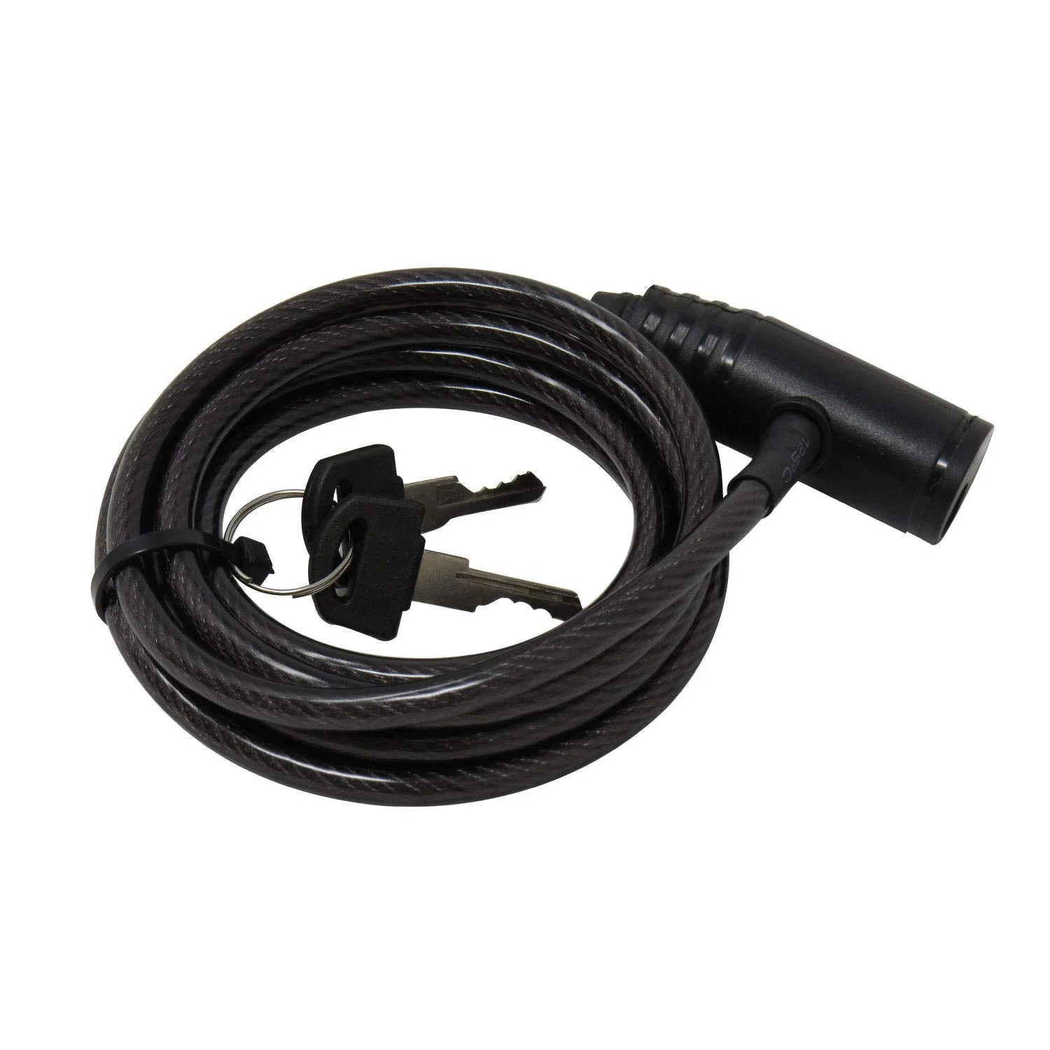 Vosker 2 Keys Cable Lock for security cameras | 6 Feet Long Flexible Braided Steel | Universal locking cable and Flexible lock cable (Protection Box Support)