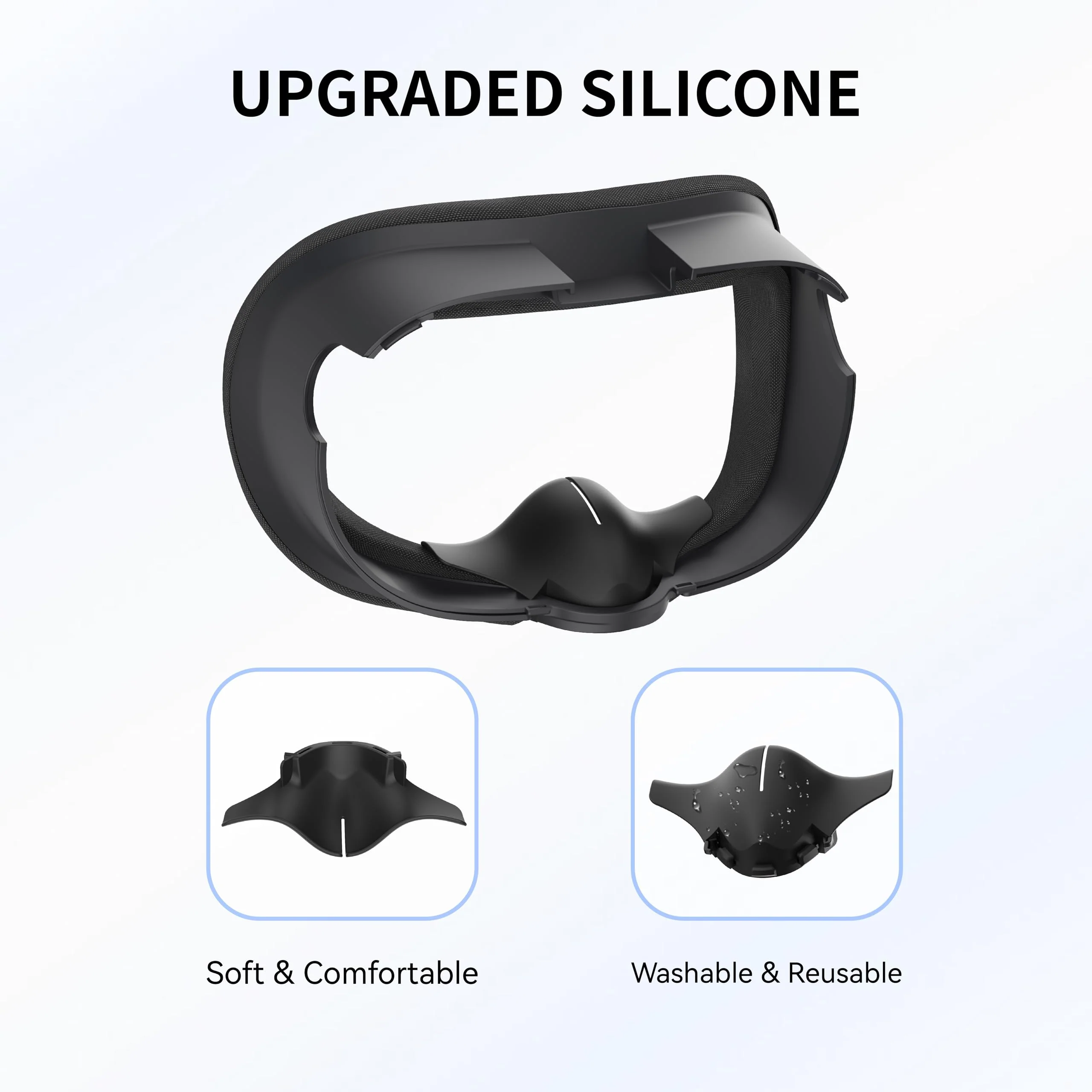 VR Anti-Leakage Nose Pad Cushion for Meta Quest 3 Headset Accessories, VR Nose Cover Only for Oculus Quest 3 Original Headset - Image 3