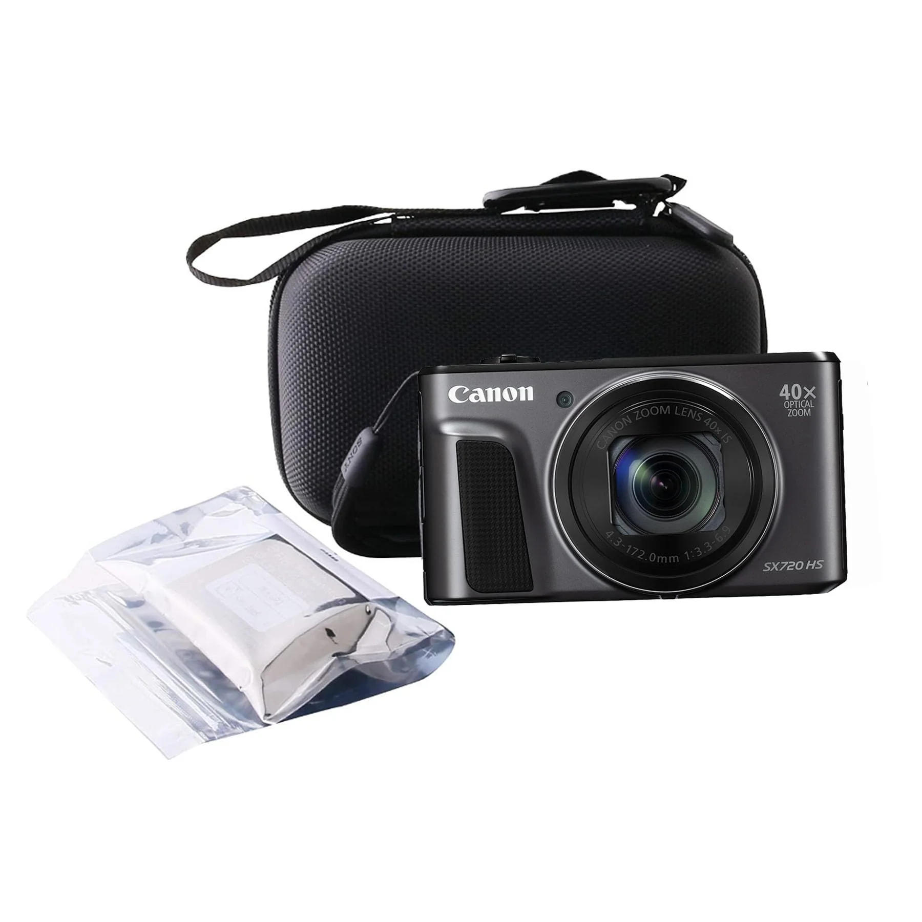 WERJIA Hard Carrying Case Compatible with Canon PowerShot SX720 SX620 SX730 SX740 G7X Digital Camera (Storage case, Black) Storage case, Black - Image 6