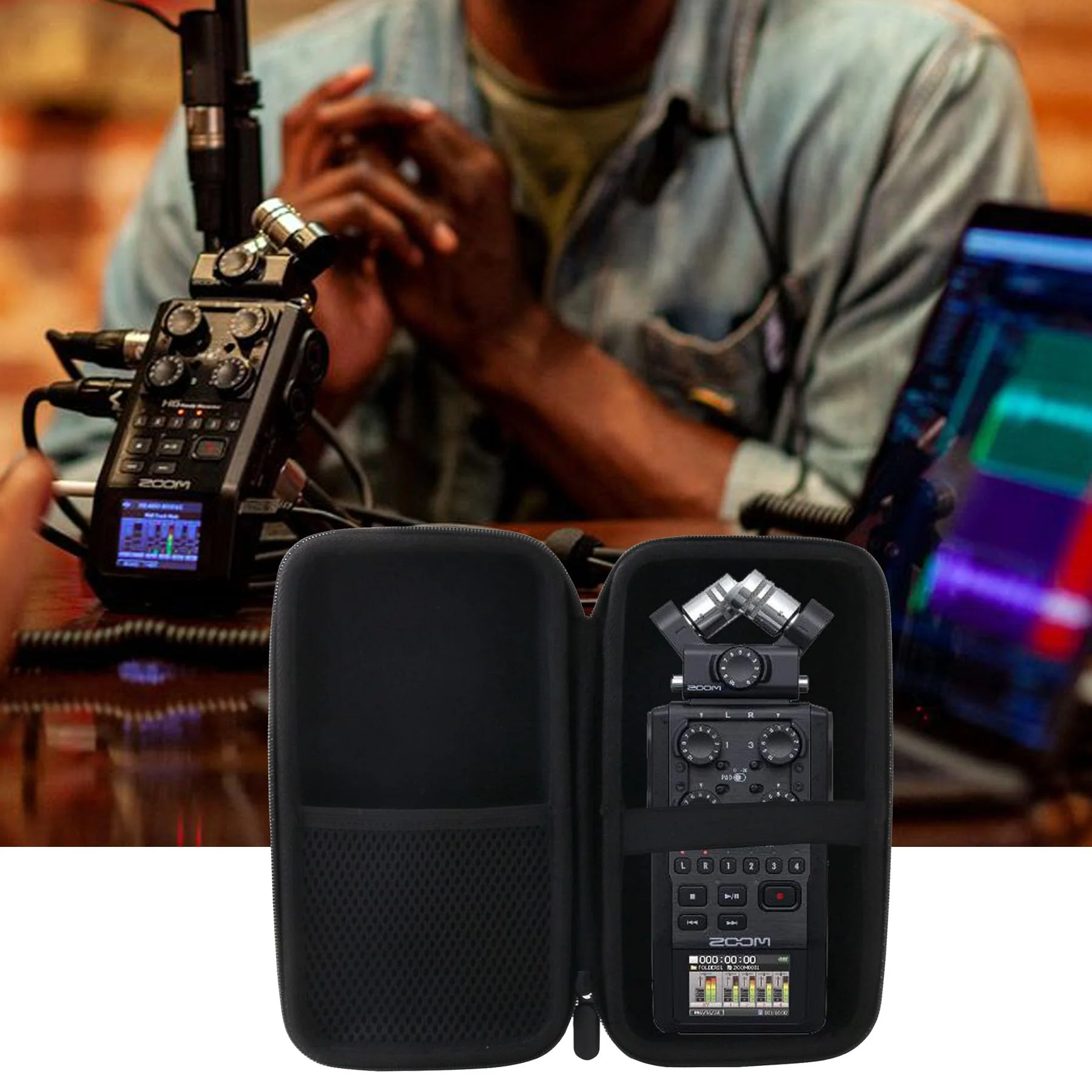 WERJIA Hard Carrying Case Compatible with Zoom H6 Portable Recorder - Image 7