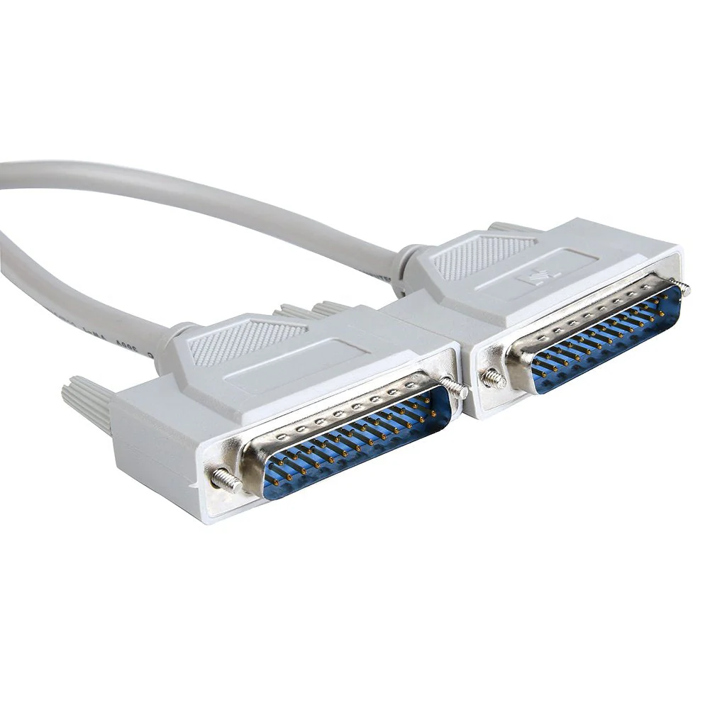 WESAPPINC 14.80 Feet DB25 25 Pin Male to Male Serial Parallel Printer Extension Cable 4.5M (8.90 Feet(2.7M)) 8.90 Feet(2.7M) - Image 4