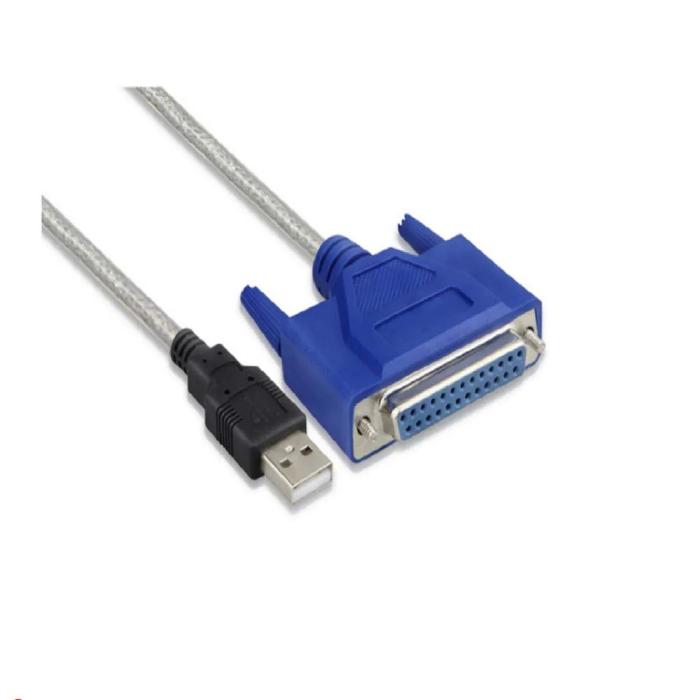 WESAPPINC USB to 25PIN DB25 Parallel Printer Cable Adapter USB to Female Connector IEEE 1284 Converter for Laptop Desktop PC Supports Windows, Mac OS, Linux, 5ft - Image 2