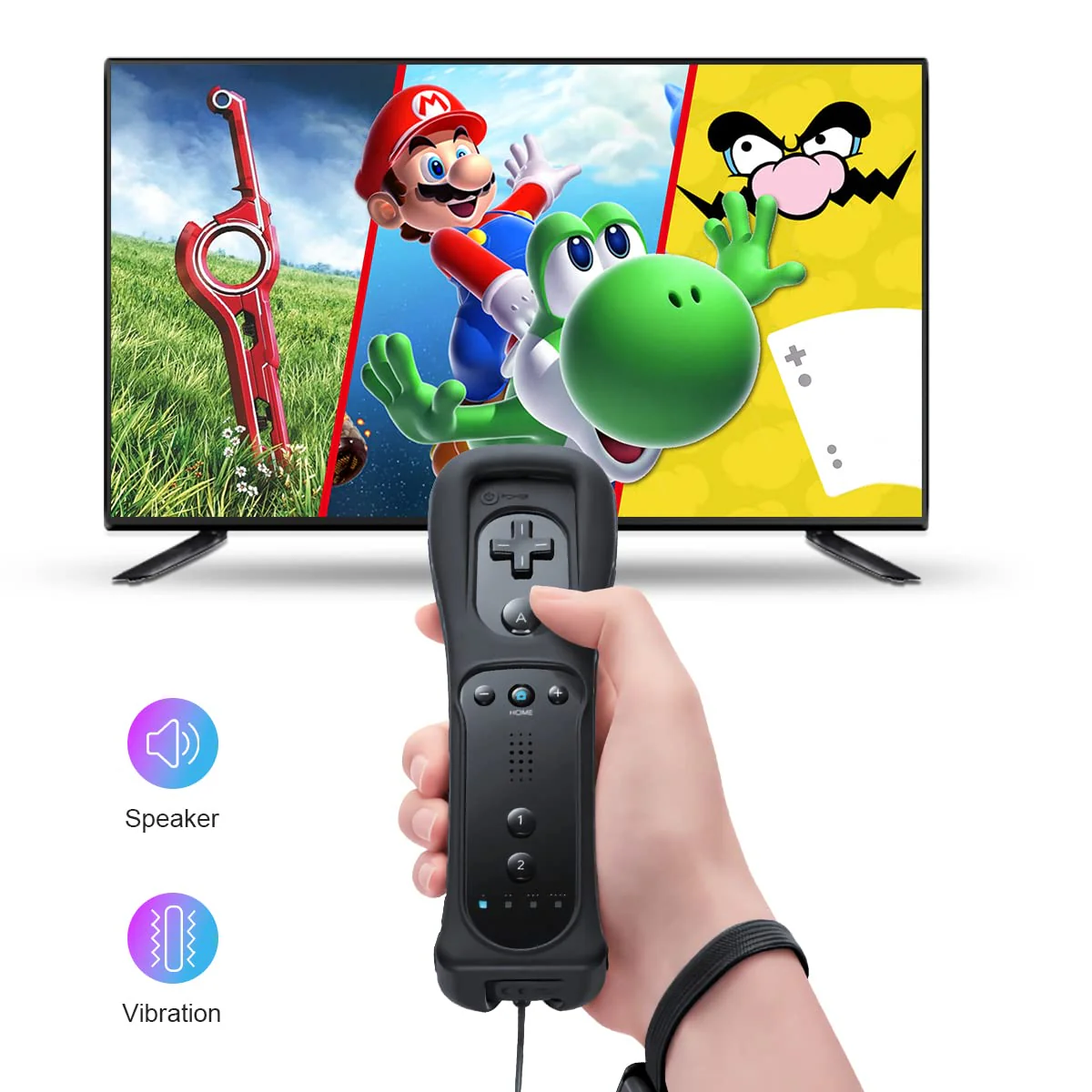 Wii Controller 2 Pack, Wii Remote Controller for Wii and Wii U - Image 4