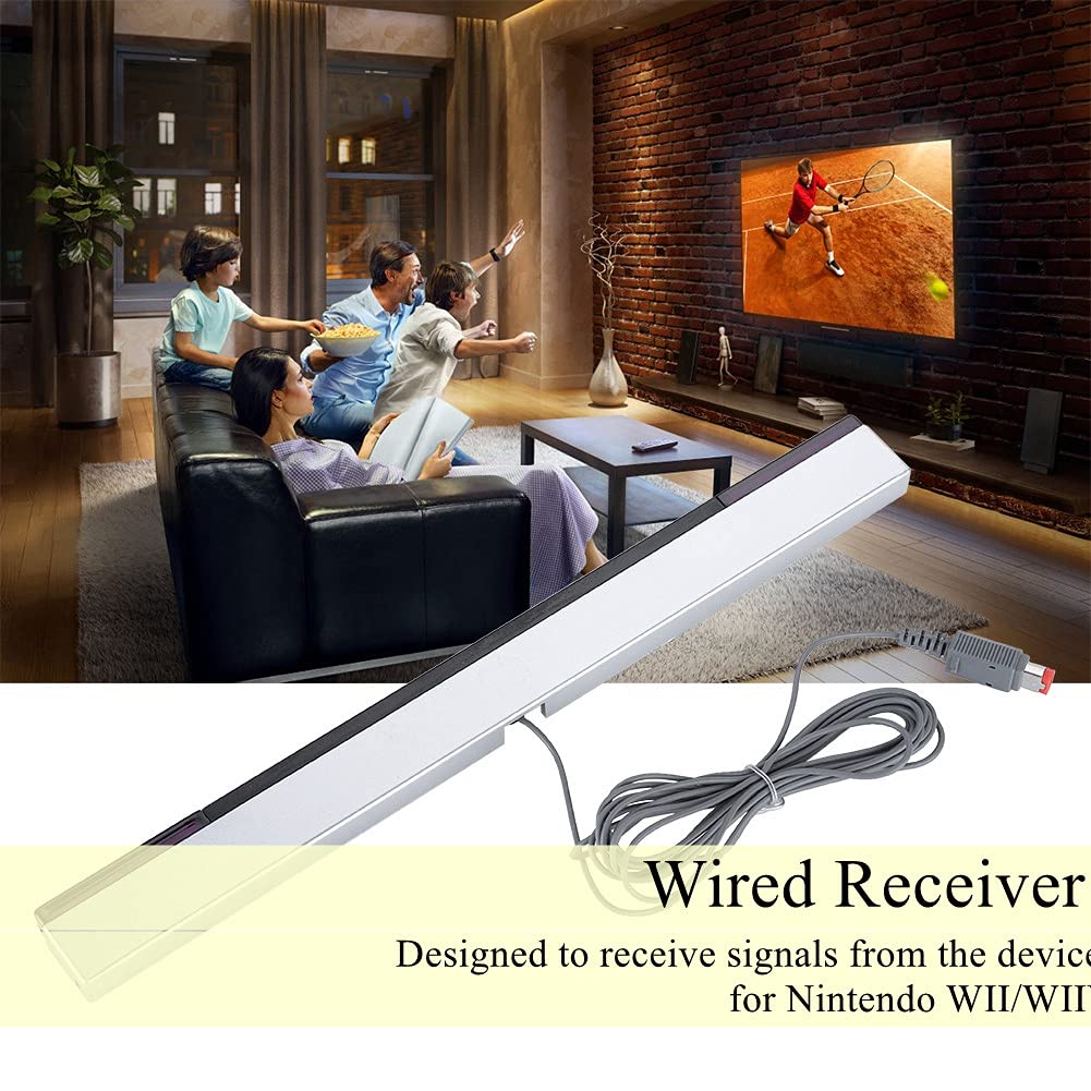 Wii Sensor Bar Original Wii Sensor,IR Signal Ray Sensor Bar Wired Receiver with a Stand,for Nintendo WII/WIIU - Image 4
