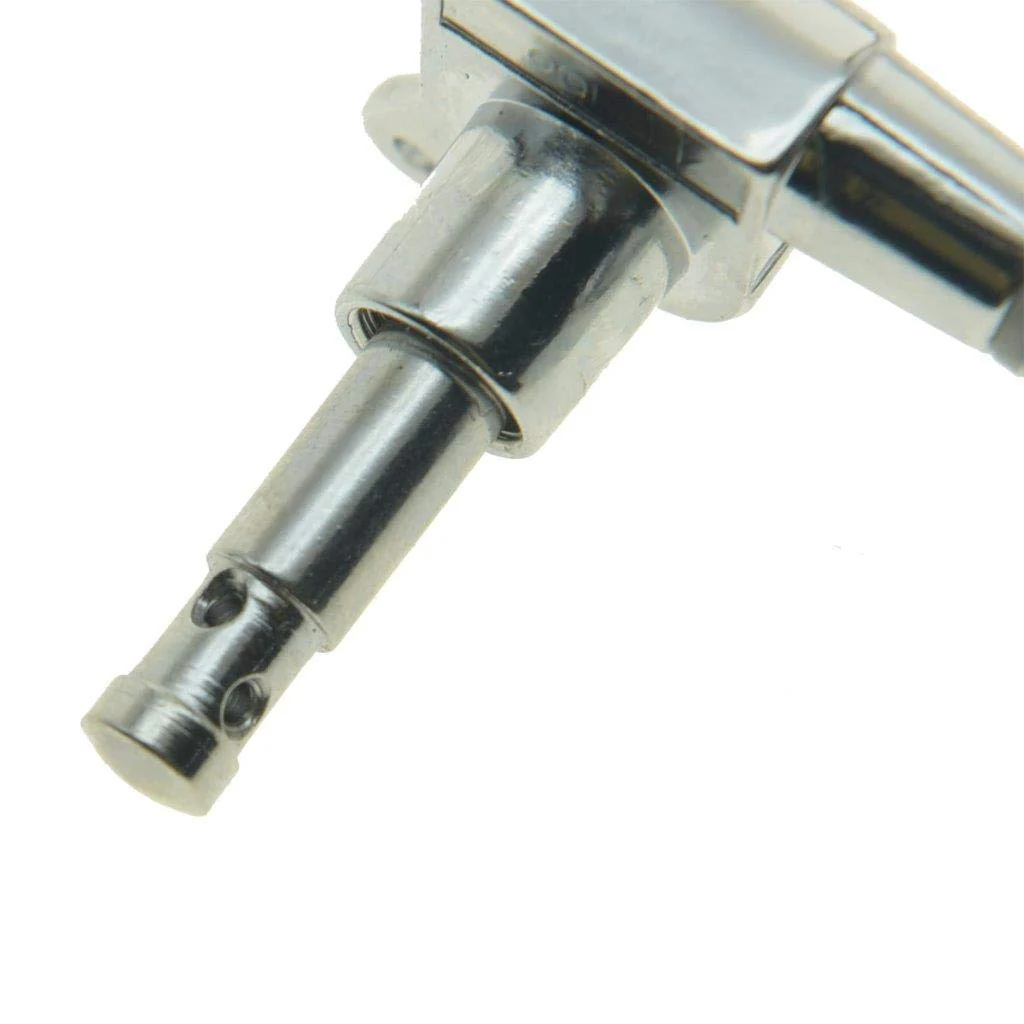 Wilkinson 3x3 Chrome E-Z Post Guitar Tuners E-Z Post Guitar Tuning Keys Pegs Machine Heads with Tulip Buttons - Image 5