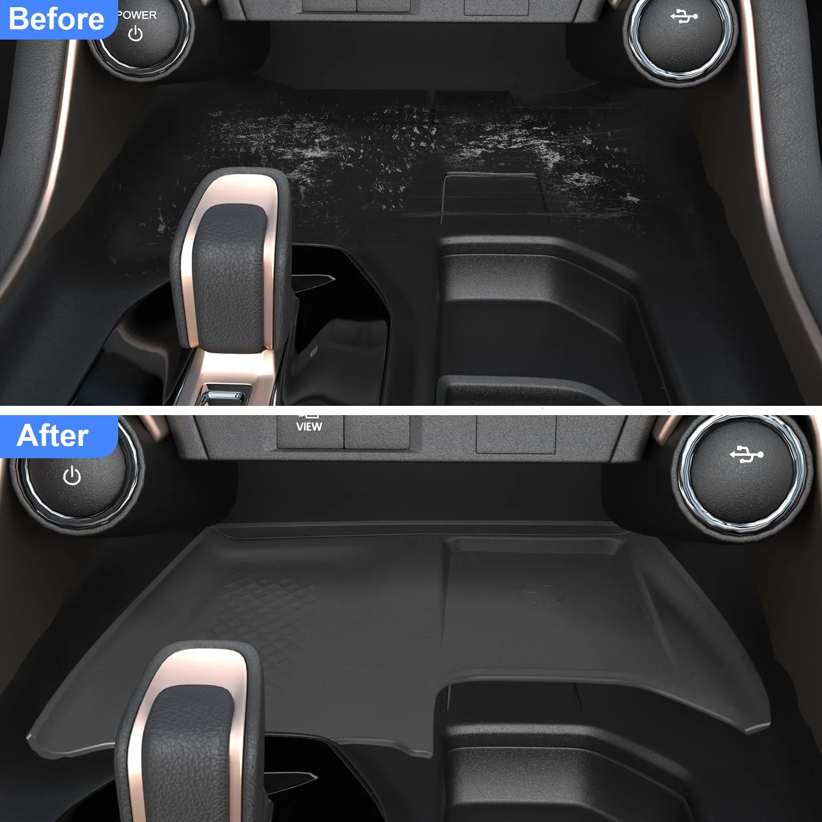 Wireless Charging Anti-Slip Mat for Grand Highlander Accessories, Black Silicone Protective Pad for 2025 2024 Grand Highlander Accessories - Image 6