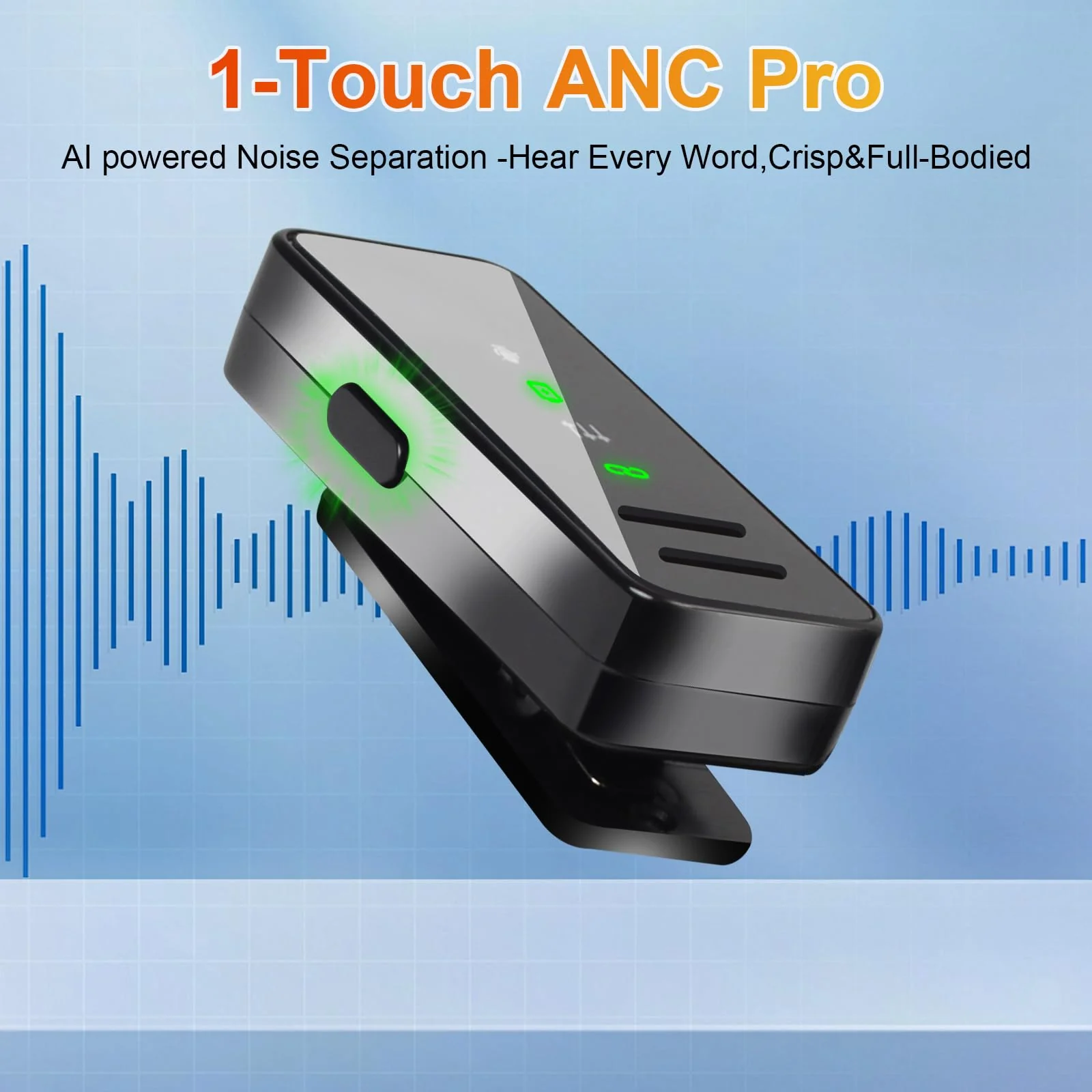 Wireless Lavalier Microphone for iPhone iPad Android - USB C Charging Case, Lapel Mic for Live Streaming, Video Recording, YouTube, Interviews, Meetings & Vlogging - Image 2