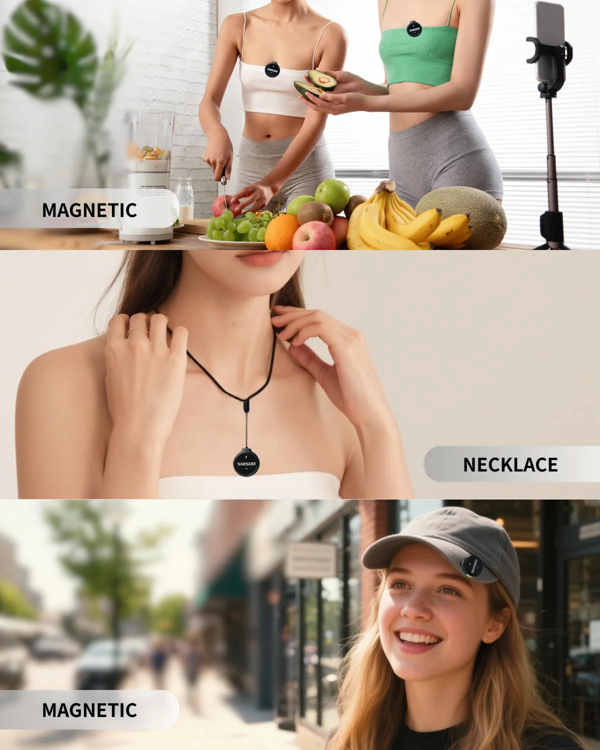 Wireless Microphone for iPhone/Android/PC,Clip-On Mic Pocket Charging Case,48kHz/24-bit High Fidelity Audio, 328ft Range, Noise Cancelling, 40h Use,MacBook,YouTube,Vlogging,Blog,Video White - Image 5