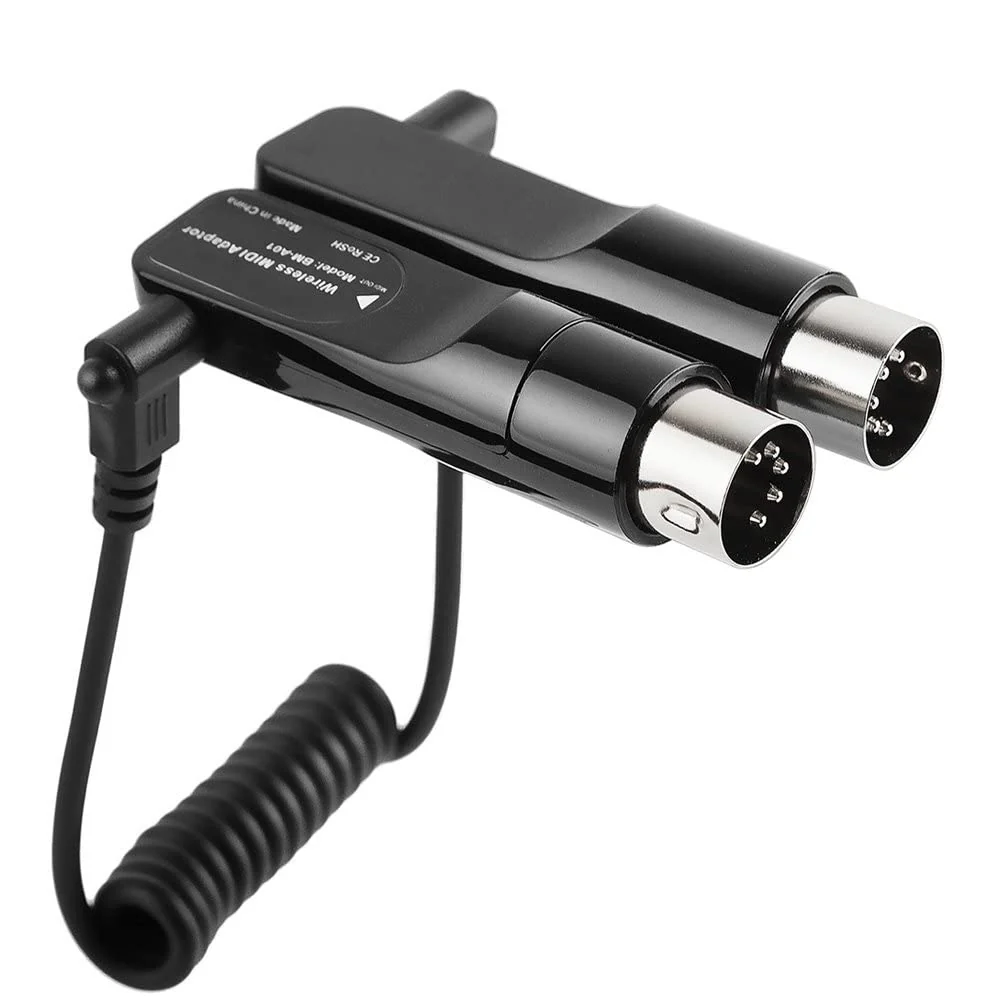 Wireless Midi Bluetooth Adapter for Digital Instrument Connecting with iOS Device