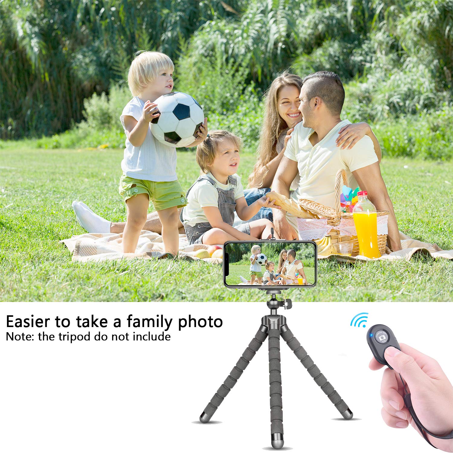 Wireless Remote Shutter for Cellphones and Tablets (3 Pack), AOQIYUE Bluetooth Remote for iPhone/Android Camera Control, Selfie Clicker for Photos and Videos - Wrist Strap Included 3-black - Image 6