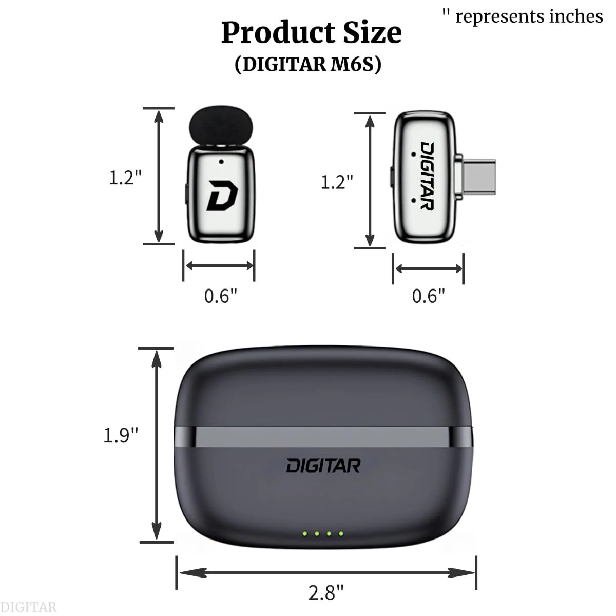 Wireless Super Mini Lavalier Microphone for iPhone, Android, iPad, Noise Reduction, Monitor Audio, Charging Case, Crystal Clear Zero‑Latency Sound for Live Streaming, Recording - Image 10