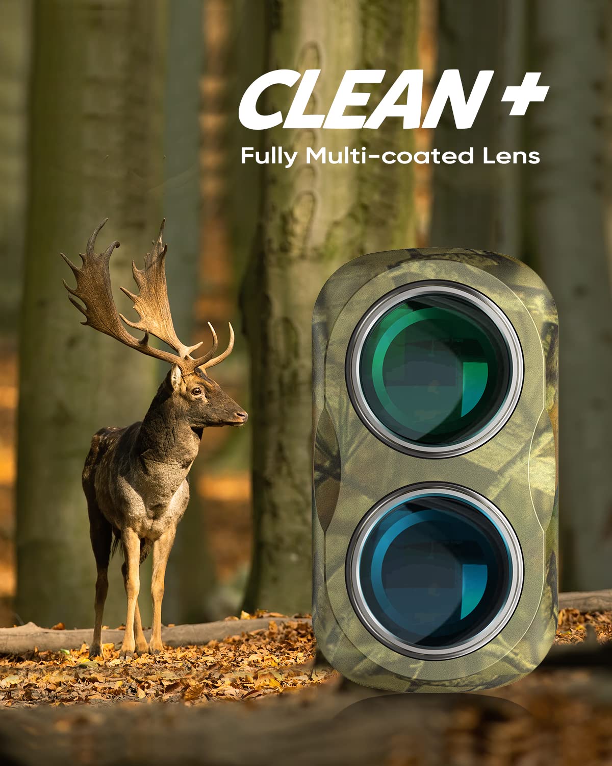 WOSPORTS Hunting Rangefinder, 800 Yards Laser Range Finder with Bow Hunting Mode (Angle, Height, Horizontal Distance) Scanning, Speed Mode for Archery Hunter, Free Battery, Carrying Case Non-Bow Hunting - Image 5