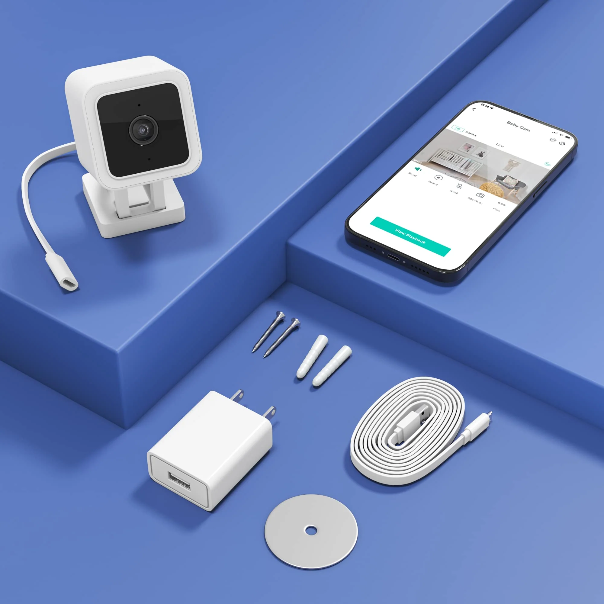 WYZE Cam v3 1080P Wired Indoor/Outdoor Home Security Camera for Pet Baby Dogs & Cats Nanny Elderly Monitoring, Compatible with Alexa & Google Home IFTTT - Image 7