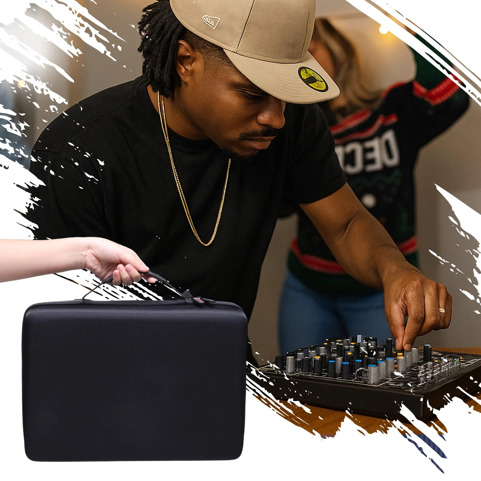 XANAD Mixer Case for Mackie Mix12FX or Behringer Xenyx 1202SFX 12-Channel Compact Mixer - with Small Storage Bag - Image 7