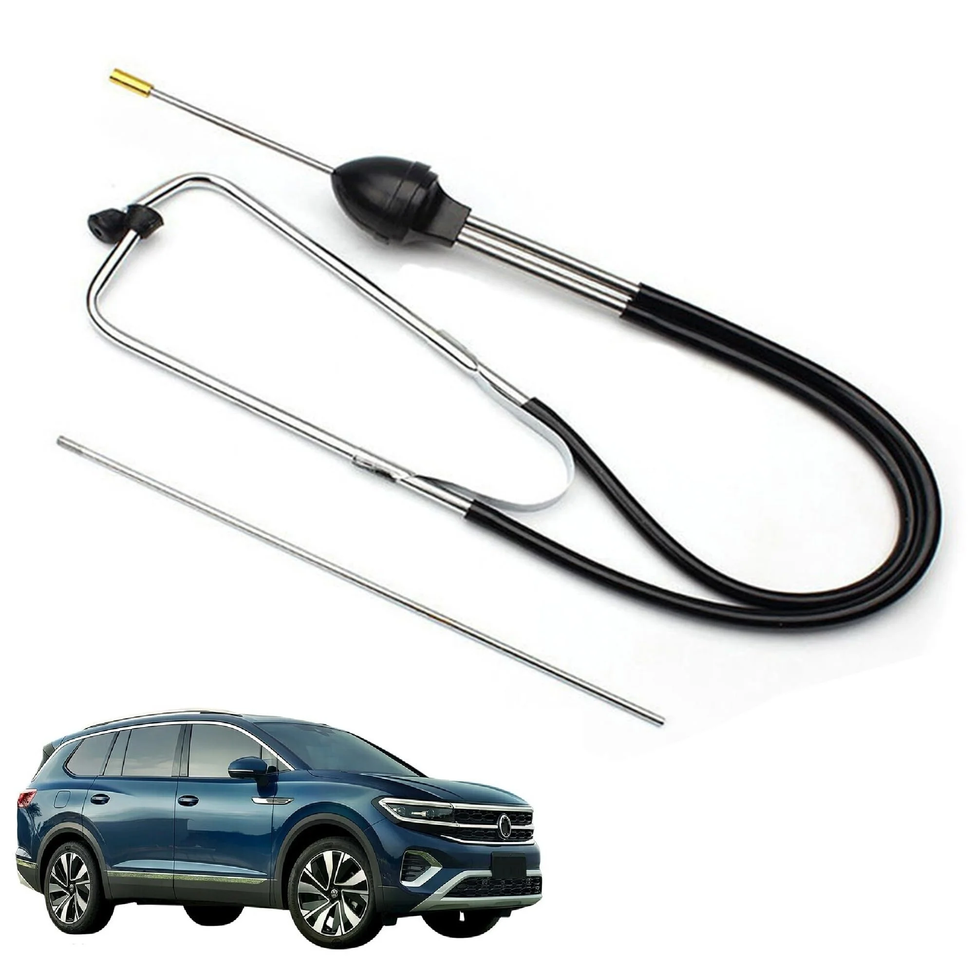 Xiciki Car Engine Stethoscopes, Car Tool, Special Tool Car, Machine Diagnostic Tester Tool, Car Mechanic Stethoscope, Car Engine Tester, Cylinder Diagnostic Tool