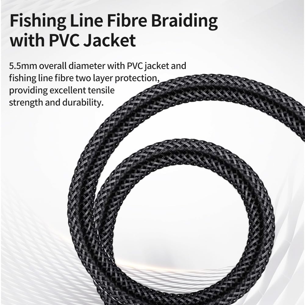 XLR Cable 16 Feet/5 Meter 2 Pack 3 Pin Microphone Female to Male Balanced Shielded Cable, Fibre Braiding with 22AWG Oxygen-Free Copper(OFC) Mic Cord for Speaker and Audio System 16ft(5 meter) - Image 6