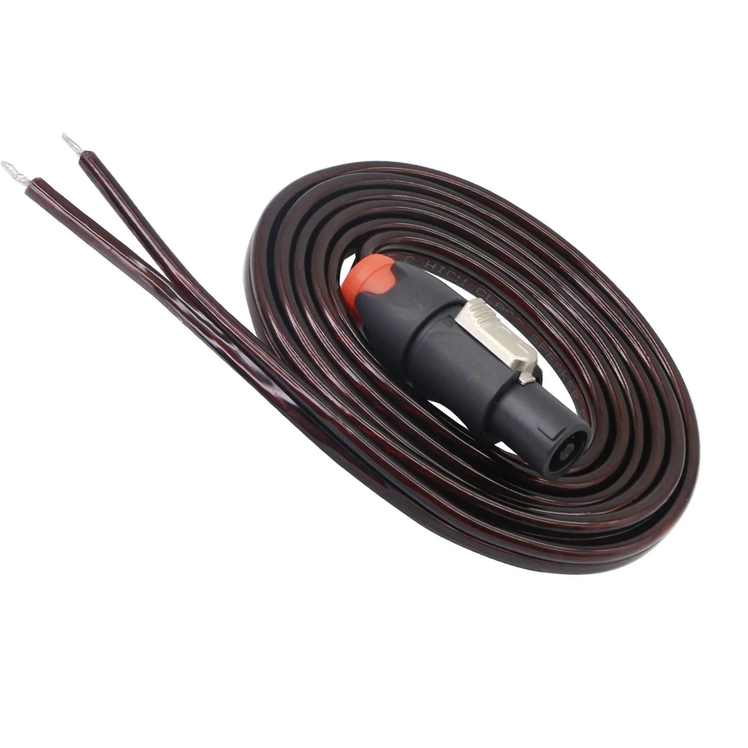 XMSJSIY Speakon Speaker Cable Bare Wire Open End Cable, Speakon to Speaker Wire Audio Cord Amplifier Connection Cord for DJ/PA with Twist Lock (Male) Male - Image 2