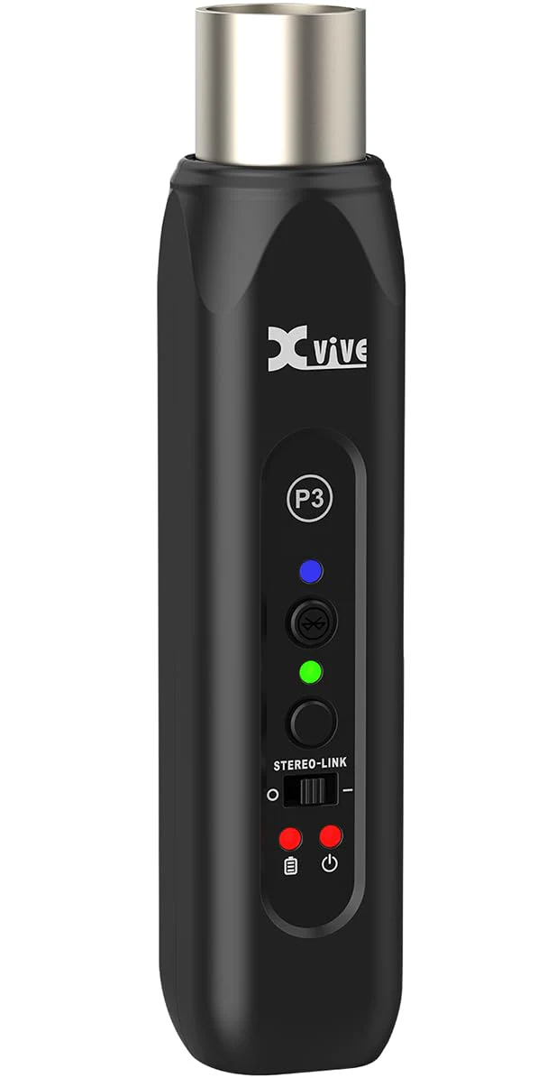 Xvive P3 Bluetooth XLR Receiver for Audio Mixer, Active PA, DJ Systems P3 Bluethooth Receiver