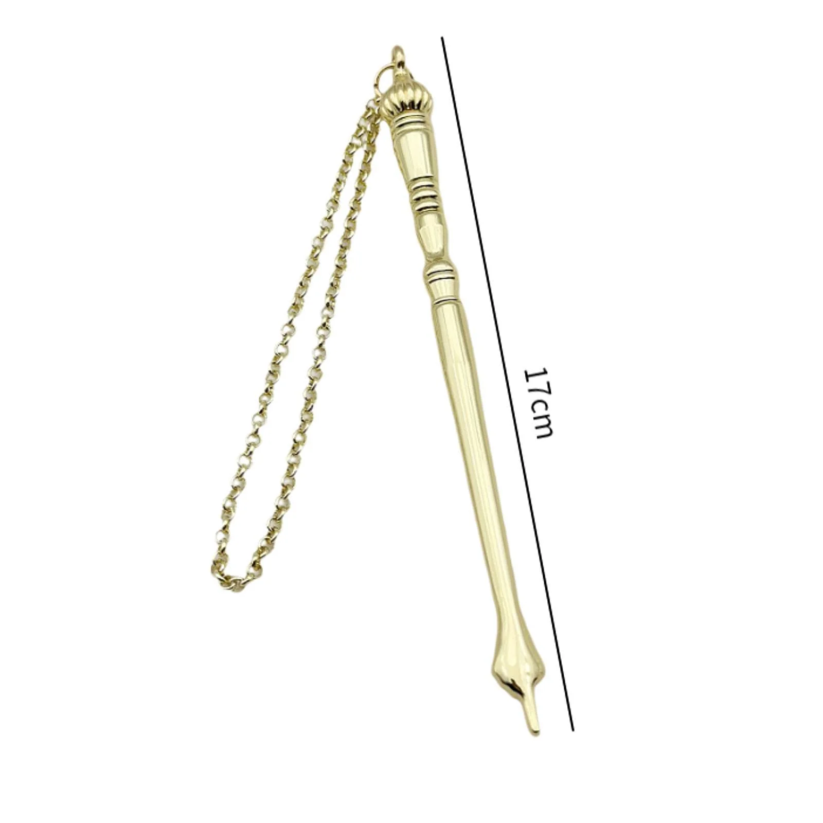 Yad Torah Pointer Bible Pointer Home Decor Zinc Alloy Bible Reading Tool Hand Pointer for Adults Jewish Bar Mitzvah Fireplace, Golden Onion Top - Image 6