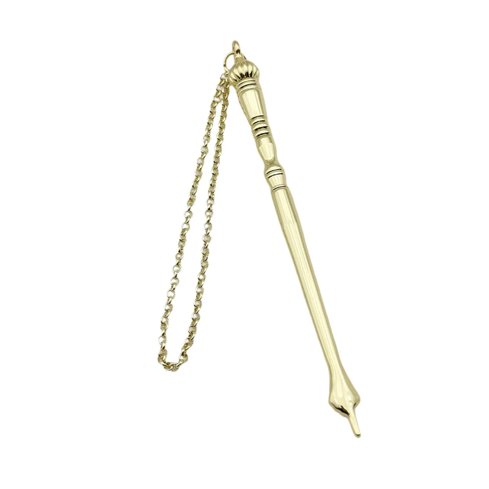 Yad Torah Pointer Bible Pointer Home Decor Zinc Alloy Bible Reading Tool Hand Pointer for Adults Jewish Bar Mitzvah Fireplace, Golden Onion Top - Image 7