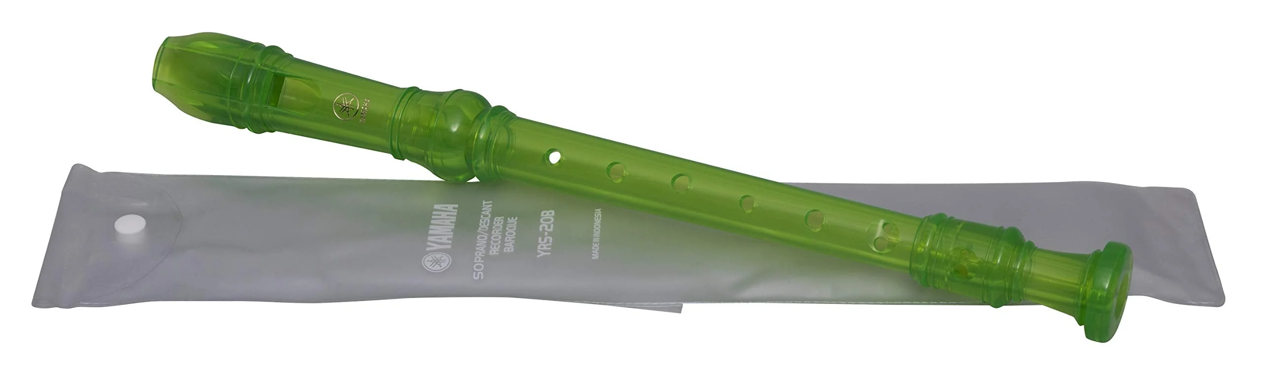 Yamaha YRS-20 3 Piece Soprano Recorder, Green - Image 4