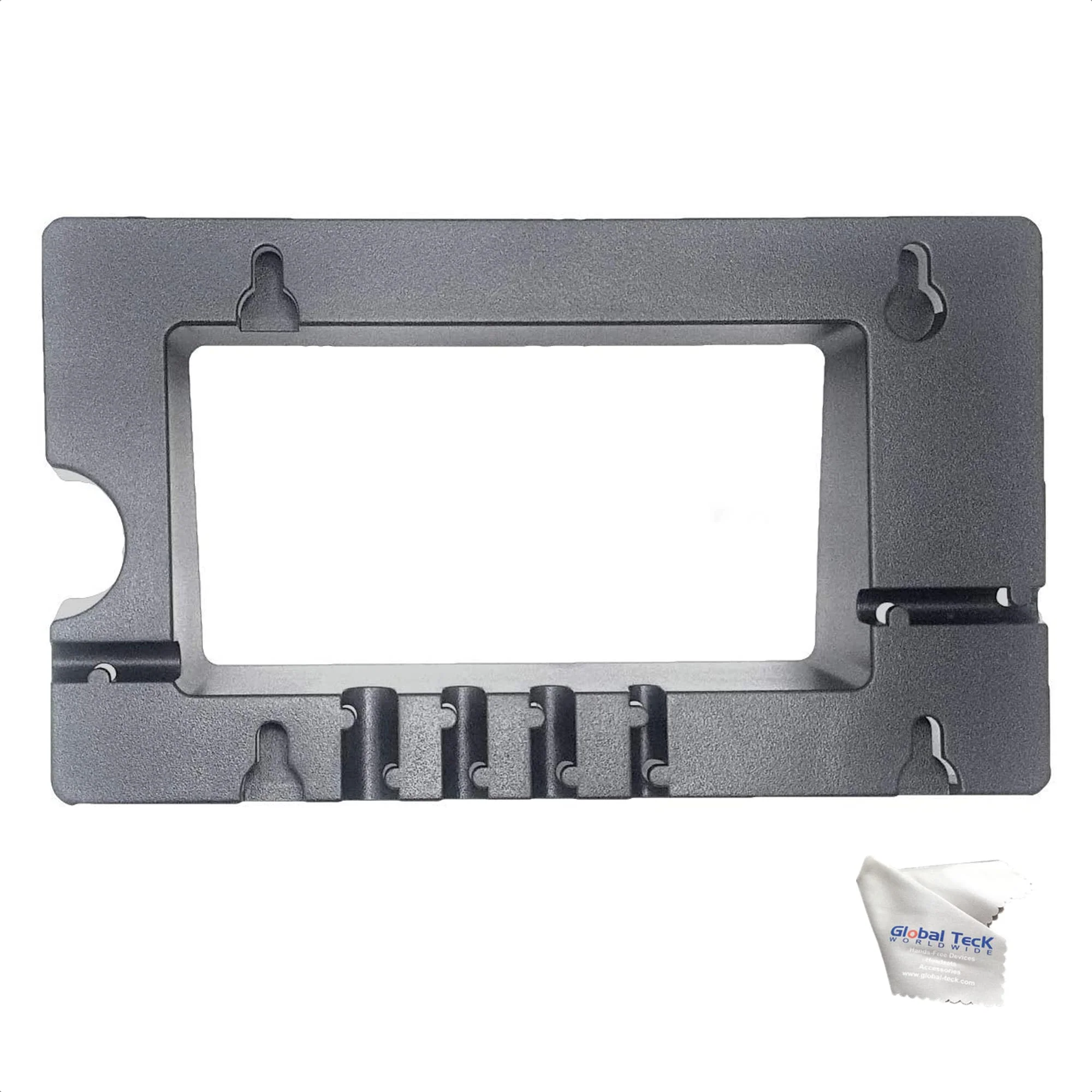 Yealink Wall Mount Bracket for Yealink T48 IP Phones Series - Compatible with Yealink SIP-T48S, T48G, T48U with Global Teck Microfiber Cloth Yealink Wall Mount Bracket for SIP-T48S