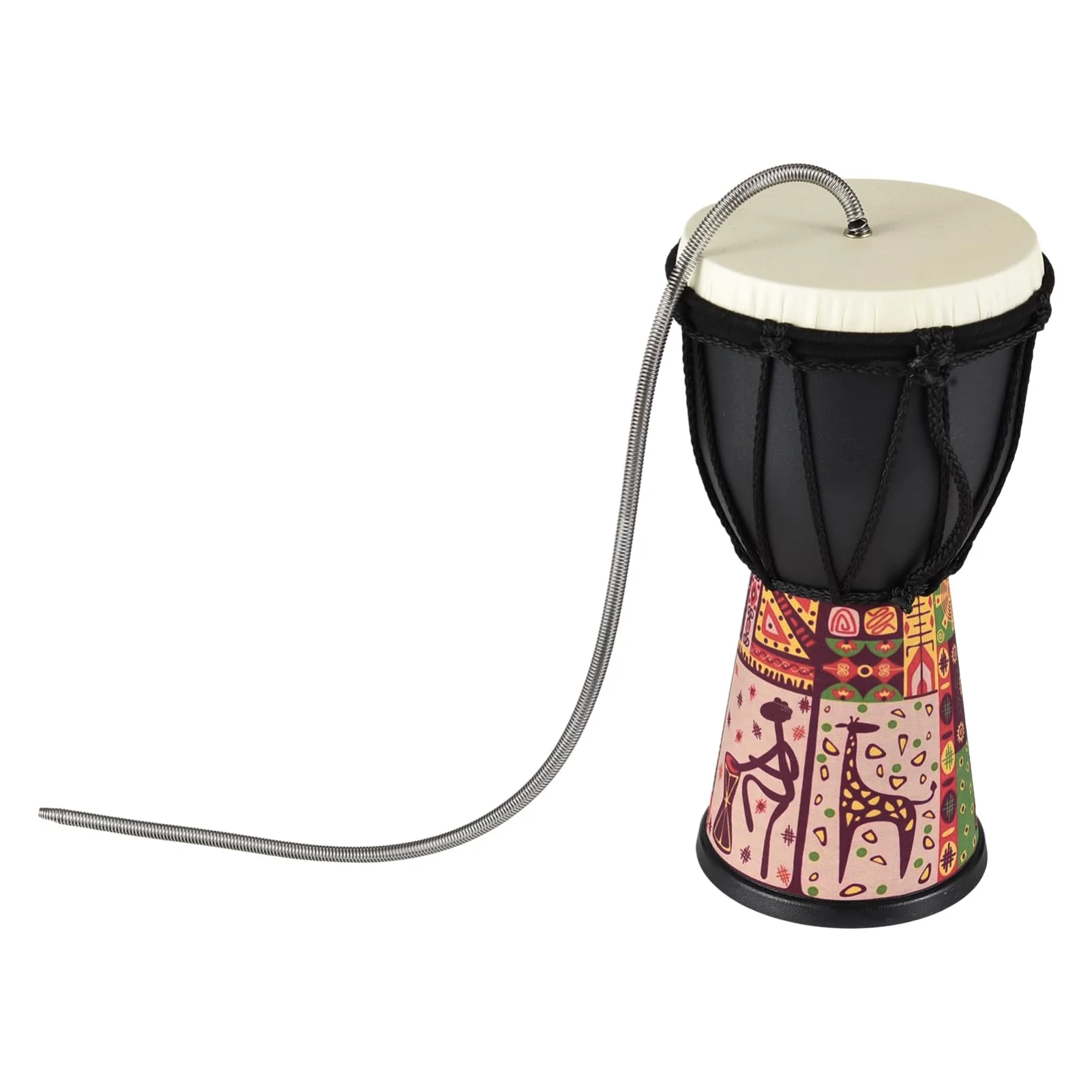 Yinhing 4 Inch Thunder Drum Instrument, Portable Lightweight PVC Drum Cavity Sound Effect Instrument, Bright Color #2