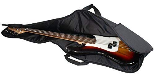YMC 46-Inch Waterproof Dual Adjustable Shoulder Strap Electric Bass Guitar Gig Bag 5mm Padding Backpack with Accessories(Picks, Pick holder, Strap Lock) -For 43" &46" Full Size Bass Guitar 46 Inch Bass Guitar - Image 3