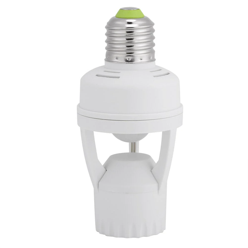 Ymiko Lamp Holder E27 with Sensor, LED Motion Sensor E27, LED Lamp Holder for E27 Screw