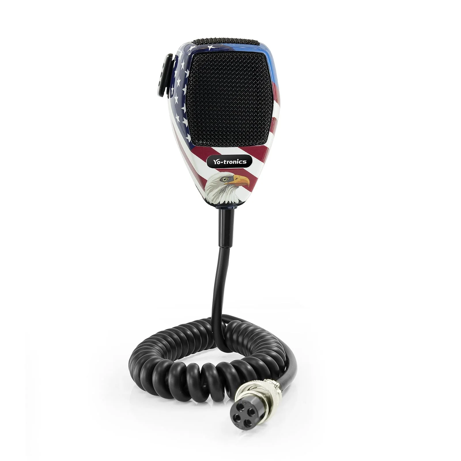 Yo-tronics CB Microphone-4 Pin Noise Canceling CB Microphone, Amateur Radio and SSB Communications, Special USA Edition
