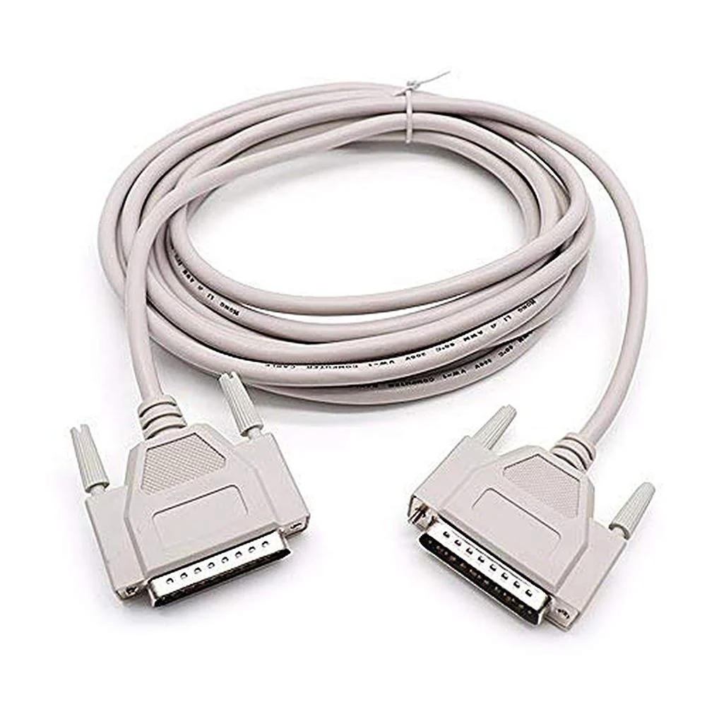Yohii 14.7 Ft/ 4.5M DB25 Male to Male Parallel Printer Extension Cable Serial RS232 Cable - Image 3