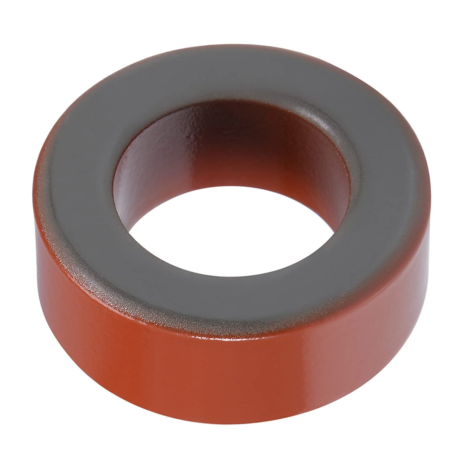 YOKIVE Toroid Core Ferrite Choke Ring Iron Powder Inductor Ferrite Ring Good for Power Transformers (Red Grey 40.5 mm x 23.5 mm x 14.7 mm)