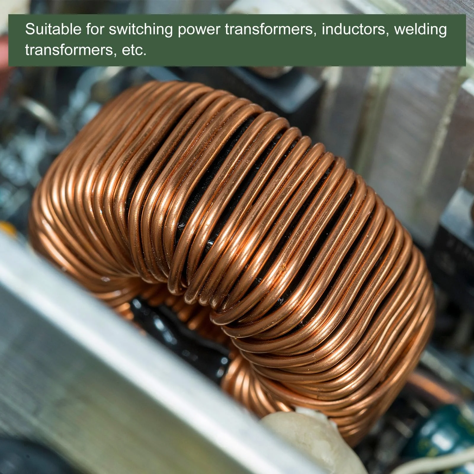 YOKIVE Toroid Core Ferrite Choke Ring Iron Powder Inductor Ferrite Ring Good for Power Transformers (Red Grey 40.5 mm x 23.5 mm x 14.7 mm) - Image 3