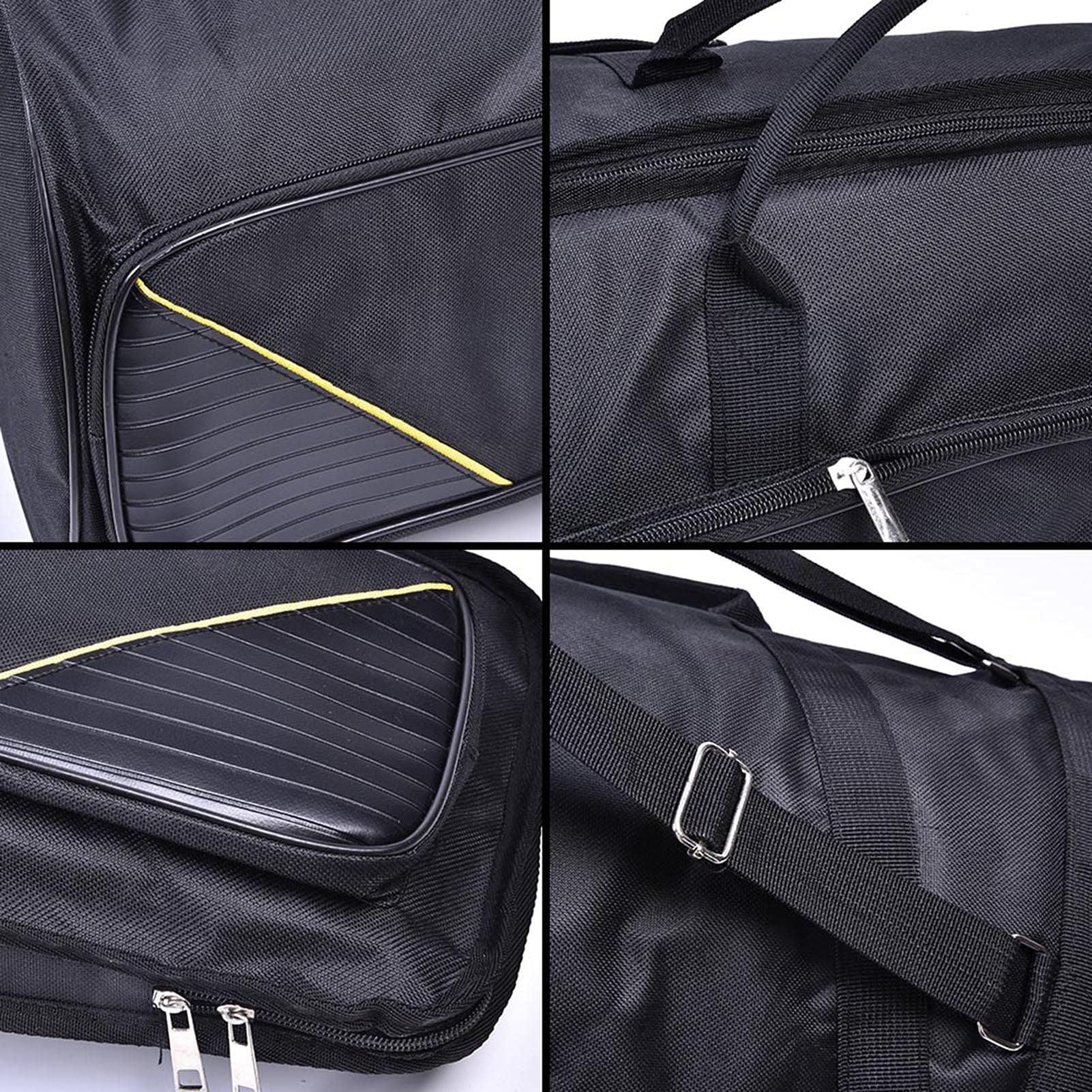 Yosoo Portable Trombone Bag Musical Instrument Case for Alto Tenor Players (Black)