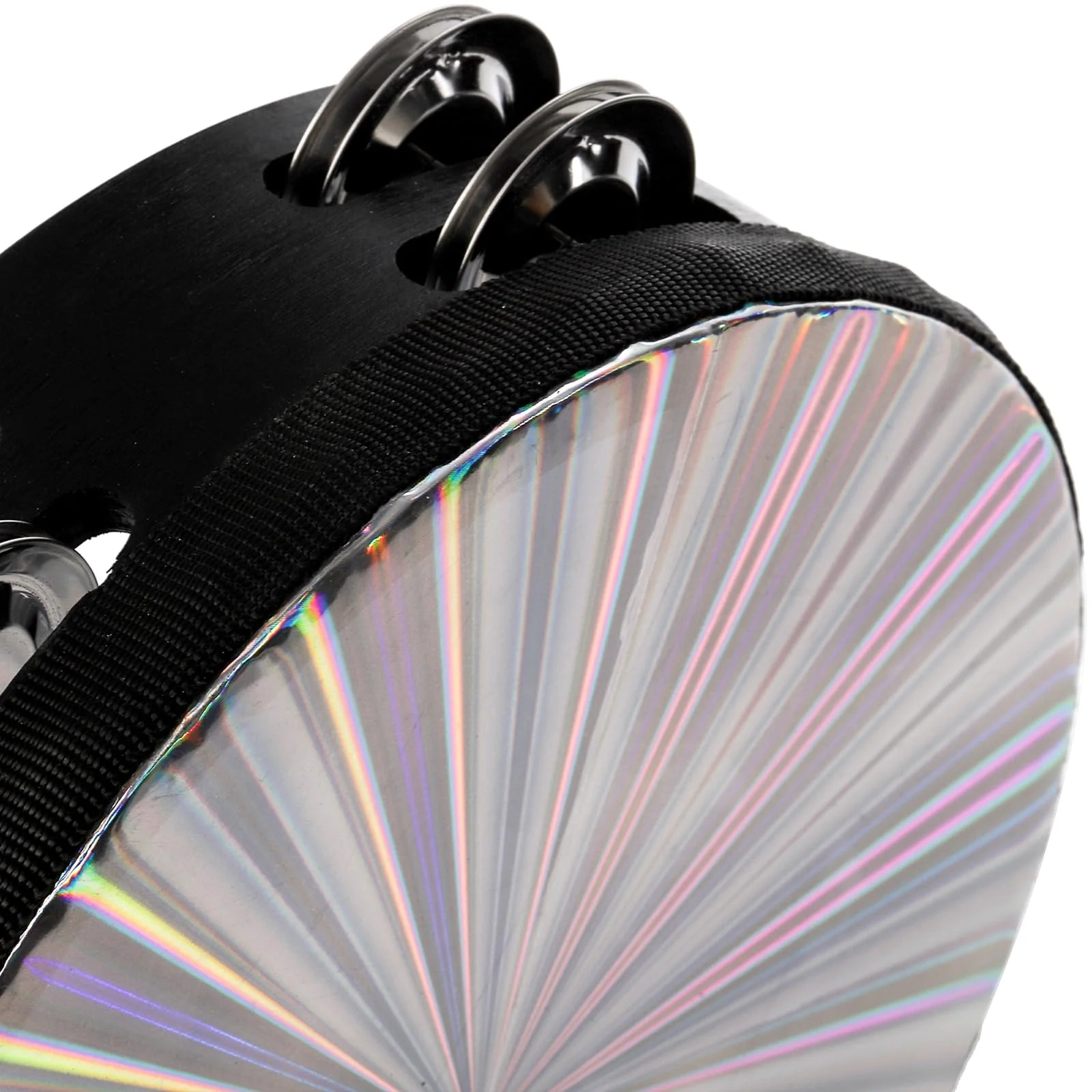 YOUEON 3 Pack Radiant Tambourine with Double Row Jingles, 6/8/10 Inch Hand Held Drum, Reflective Tambourines for Adults, Musical Instrumen for Church, Dance, Party, KTV - Image 4