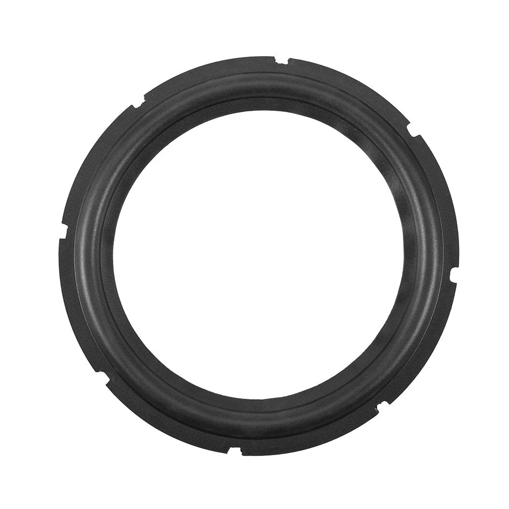 Zerone 10inch Perforated Rubber Speaker, Subwoofer Surround Rings Replacement Parts for Speaker Repair or DIY (Black)(1Pcs)