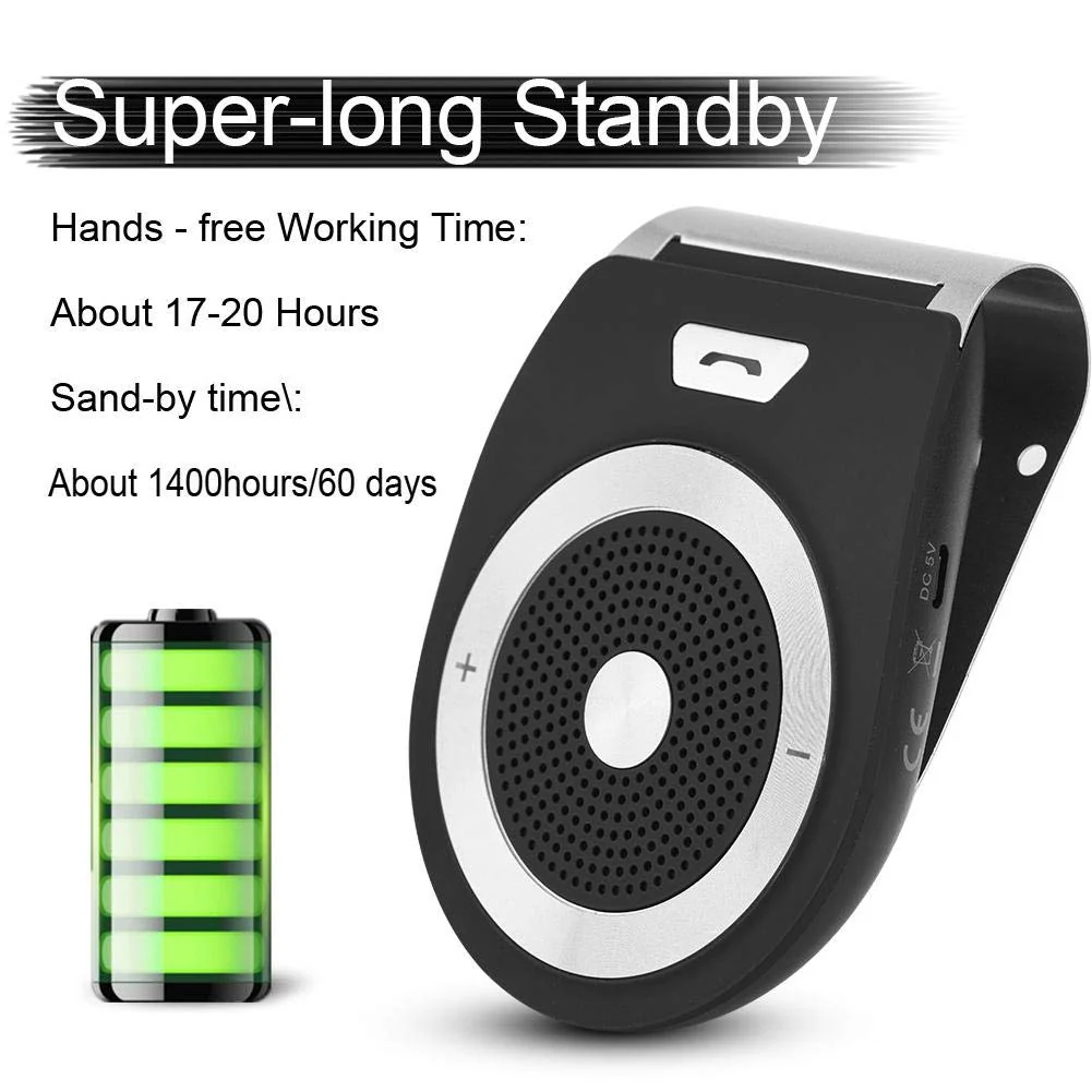 Zerone Car Hands-, Smart Hands- Car Kit Visor Clip Speakerphone - Image 5