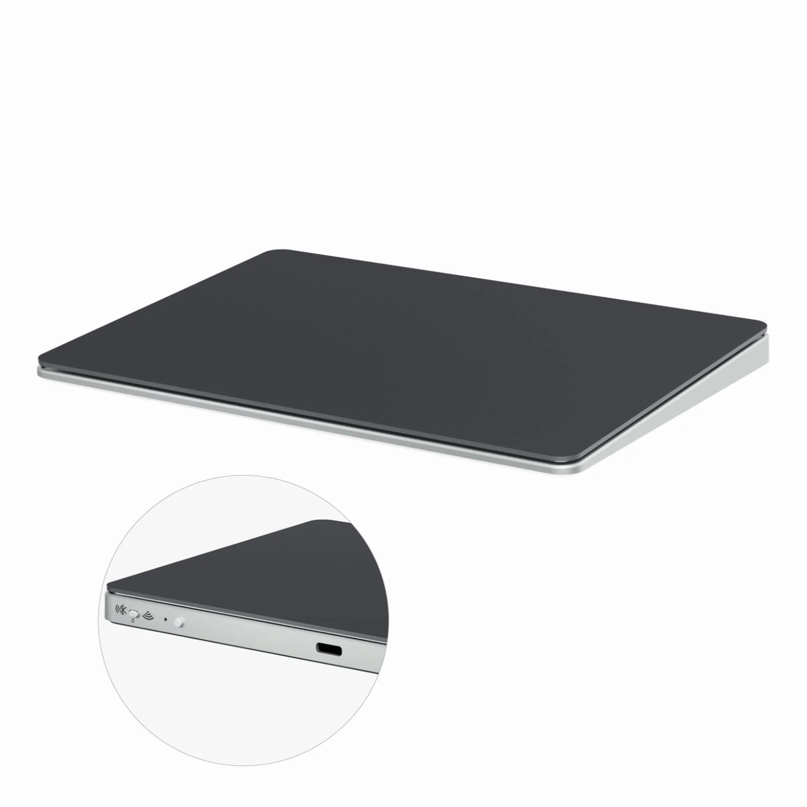 Zexxivop Bluetooth Touchpad Multi-function gestures Wireless Trackpad Rechargeable for Windows OSX/Laptop/PC/MAC (black) black